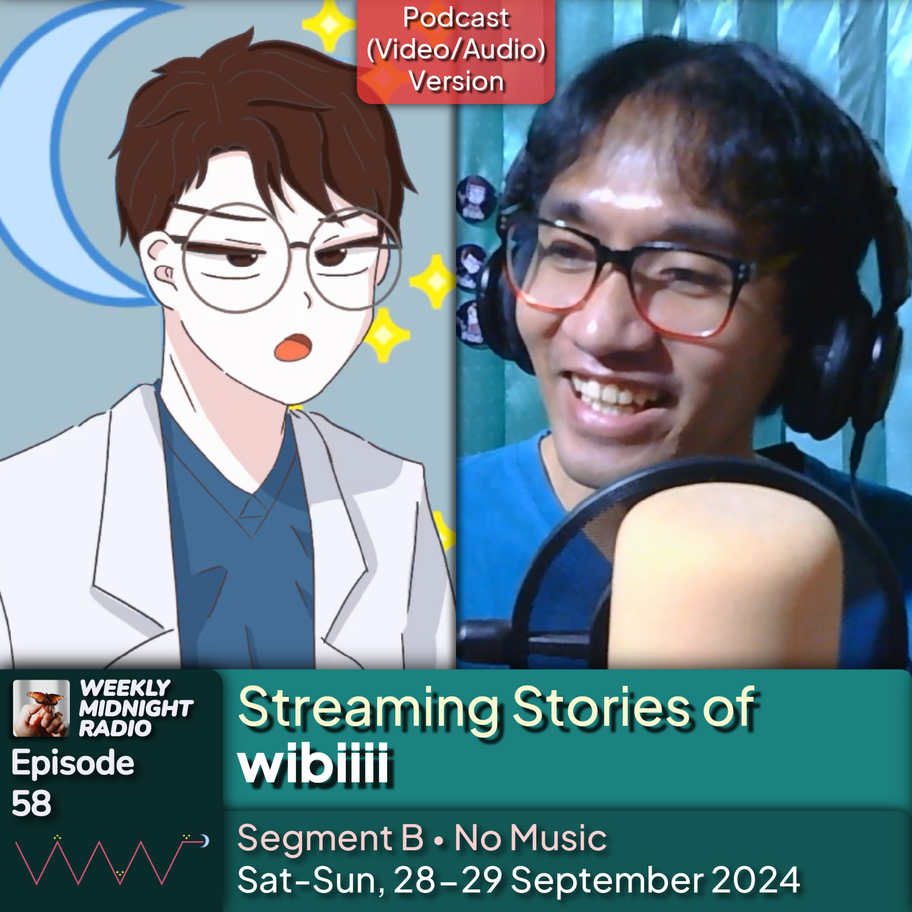 (ID/EN) #WMR EP 58: Streaming Stories of @wibiiii • #WeeklyMidnightRadio episode artwork