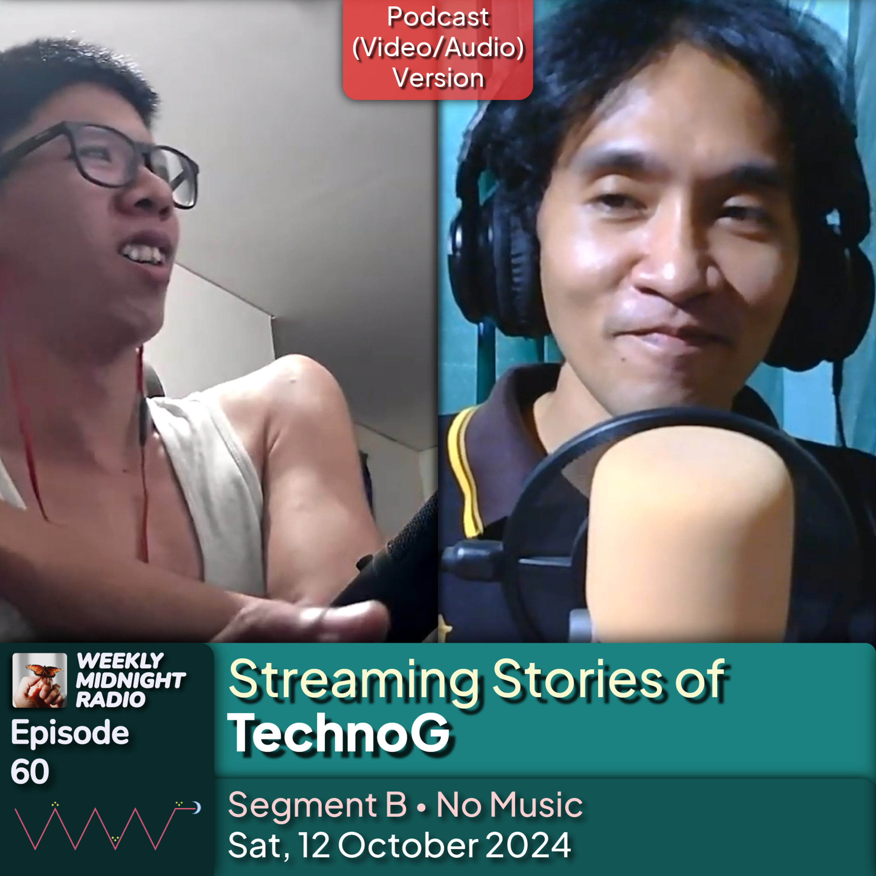 (ID/EN) #WMR EP 60: Streaming Stories of @TechnoG • #WeeklyMidnightRadio episode artwork