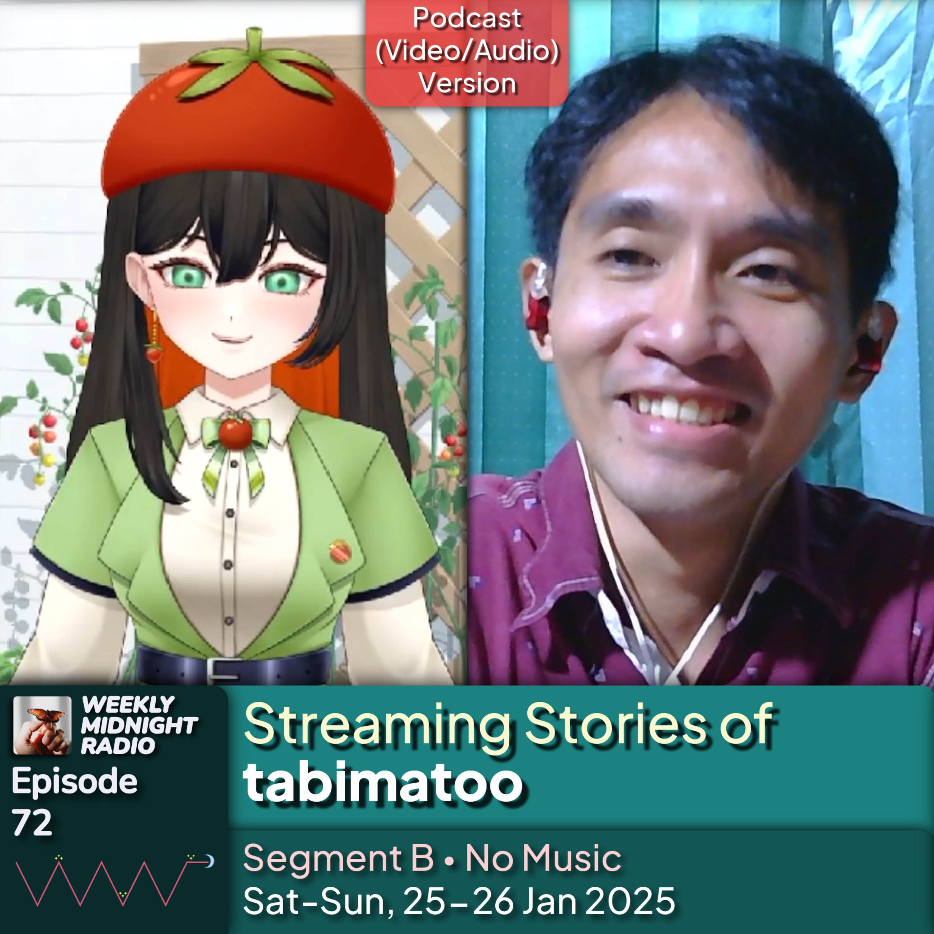 (ID/EN) #WMR EP 72: Streaming Stories of @tabimatoo • #WeeklyMidnightRadio episode artwork