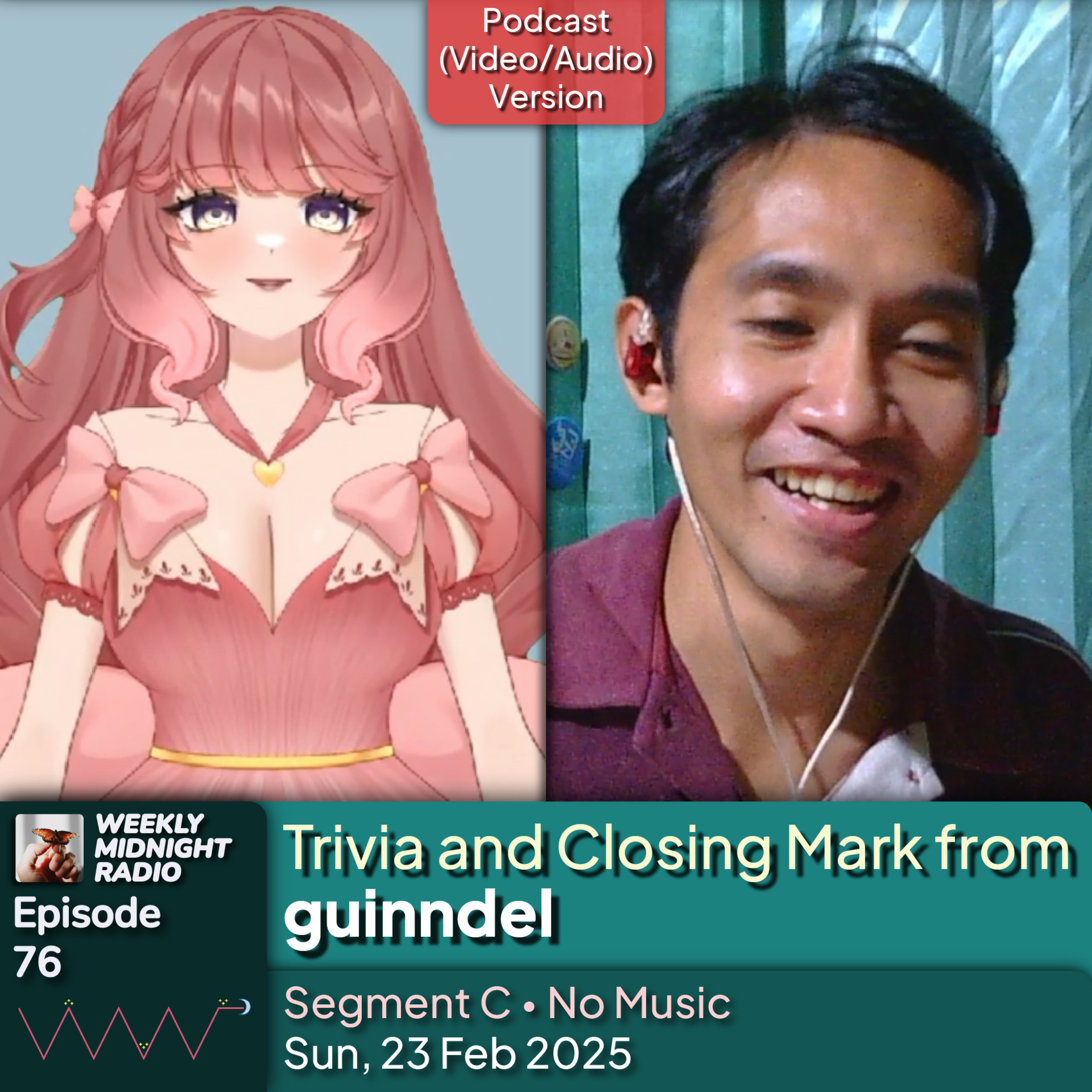 (ID/EN) #WMR EP 76: Trivia and Closing Mark from @guinndel • #WeeklyMidnightRadio episode artwork
