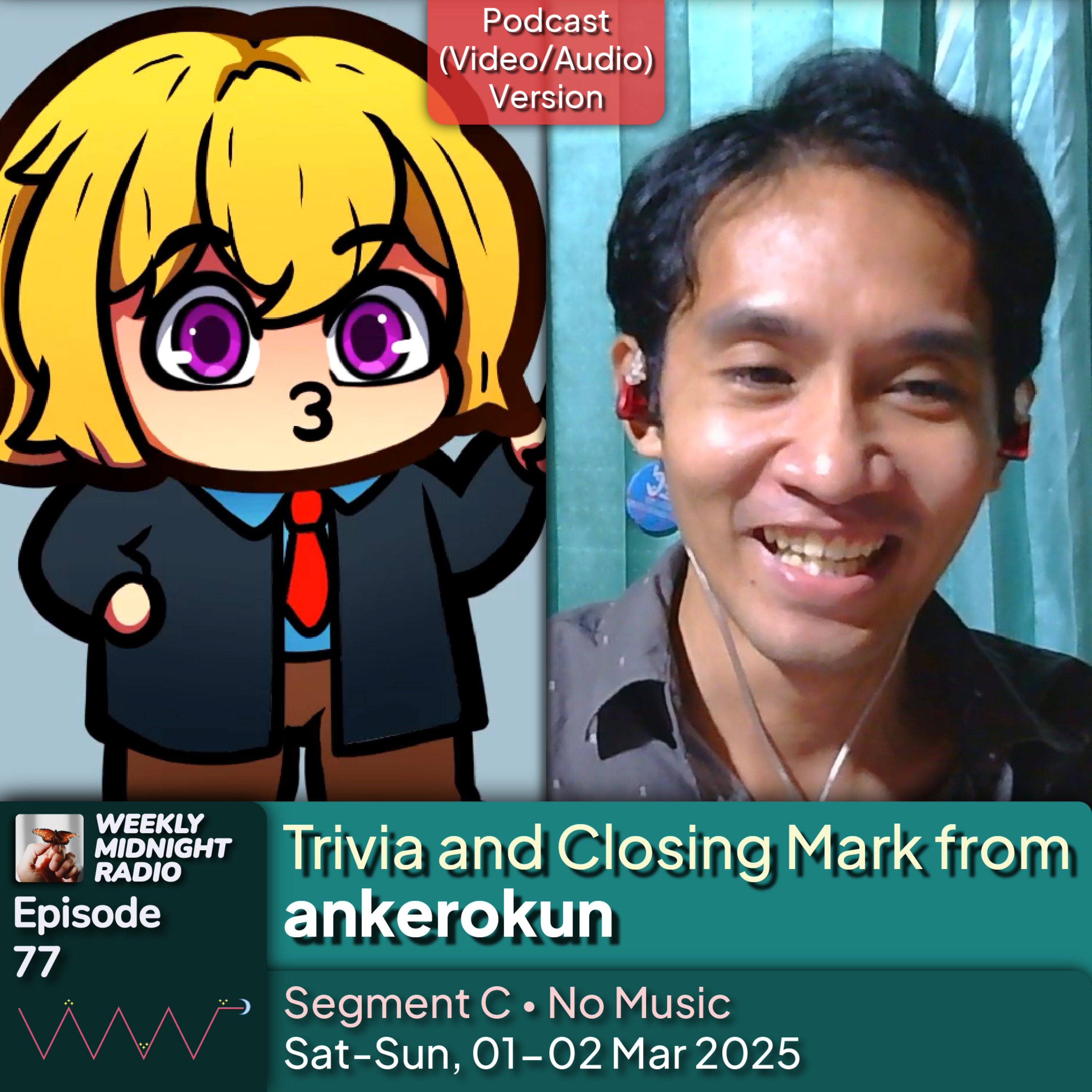 (ID/EN) #WMR EP 77: Trivia and Closing Mark from @ankerokun • #WeeklyMidnightRadio episode artwork