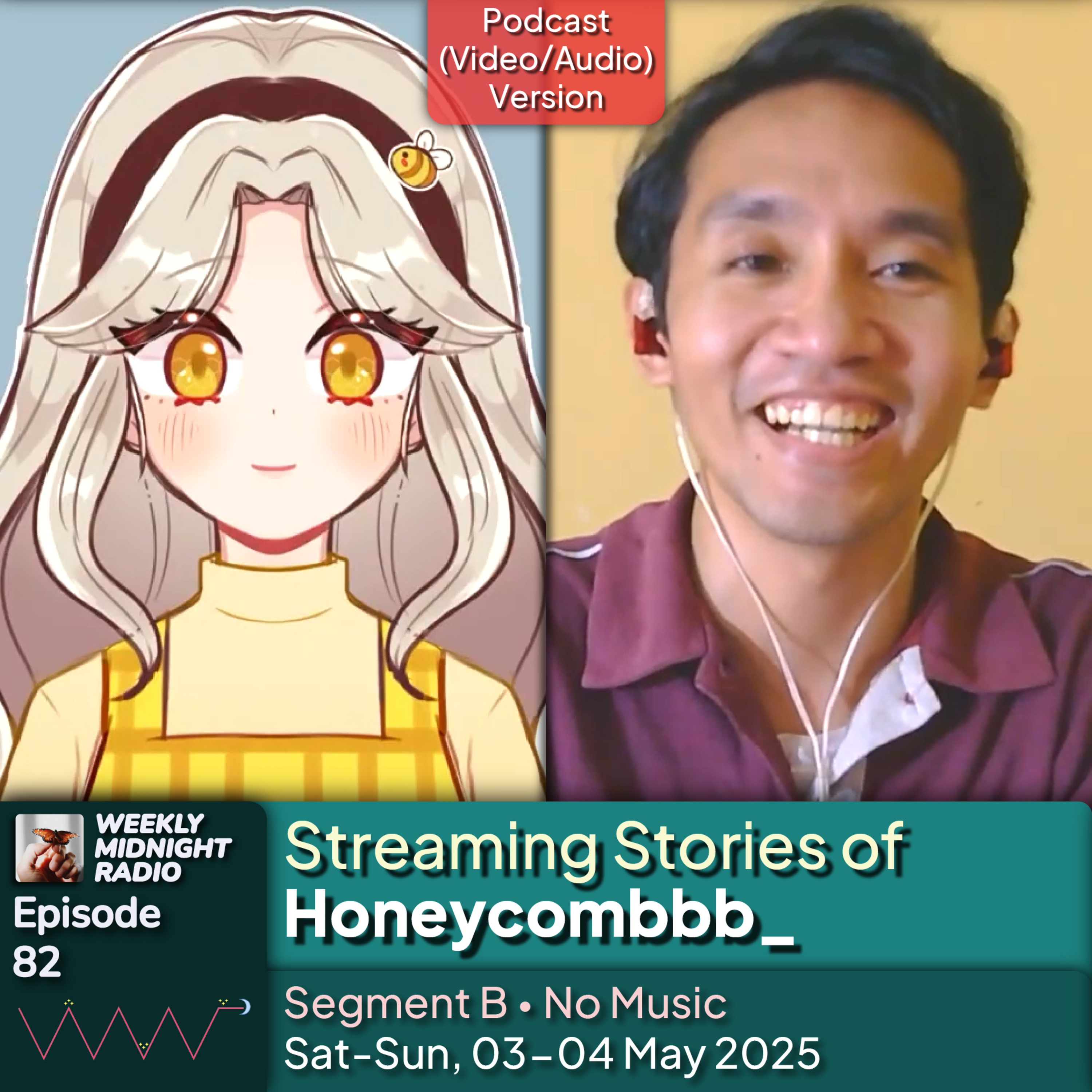 (ID/EN) #WMR EP 82: Streaming Stories of @Honeycombbb_ • #WeeklyMidnightRadio episode artwork