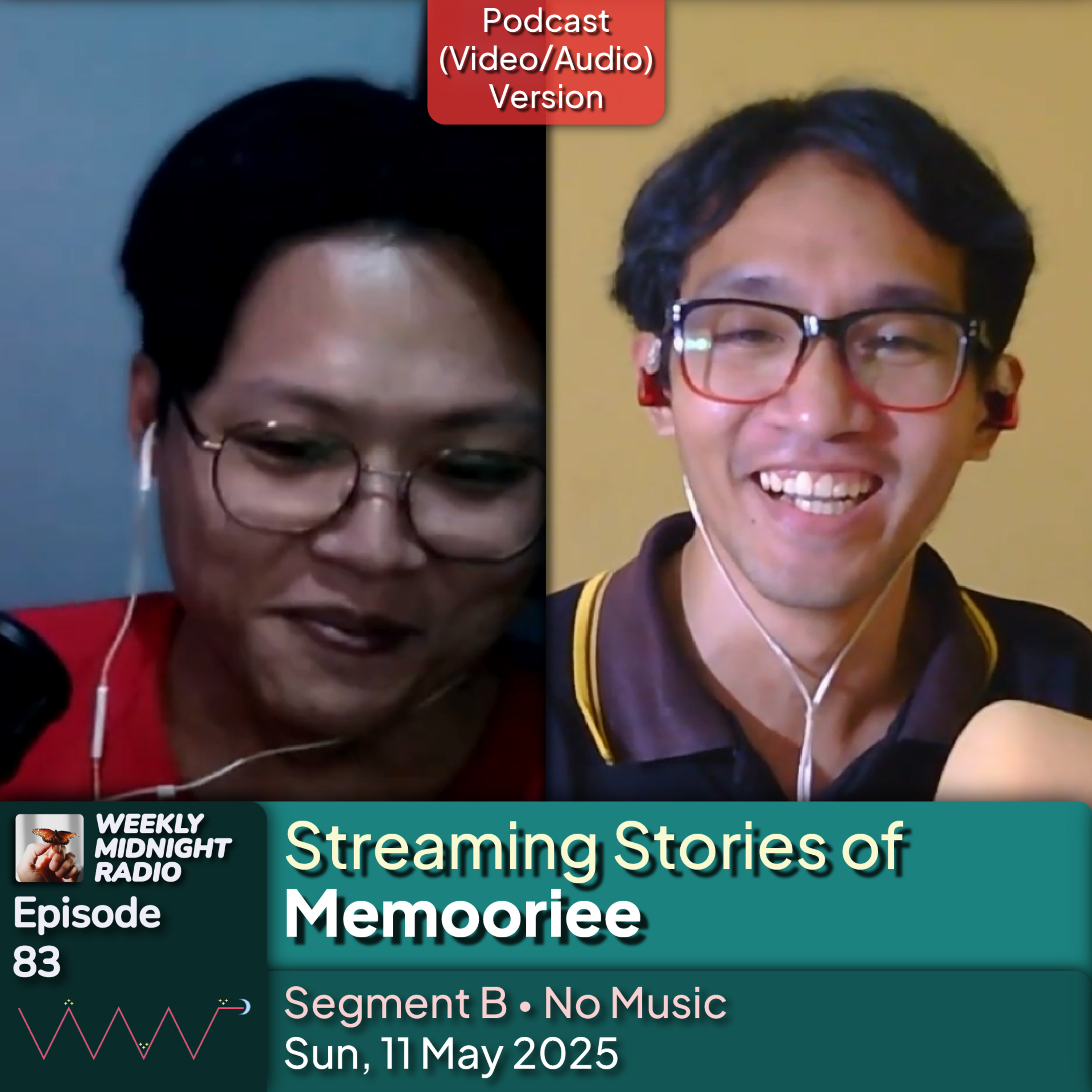 (ID/EN) #WMR EP 83: Streaming Stories of @Memooriee • #WeeklyMidnightRadio episode artwork