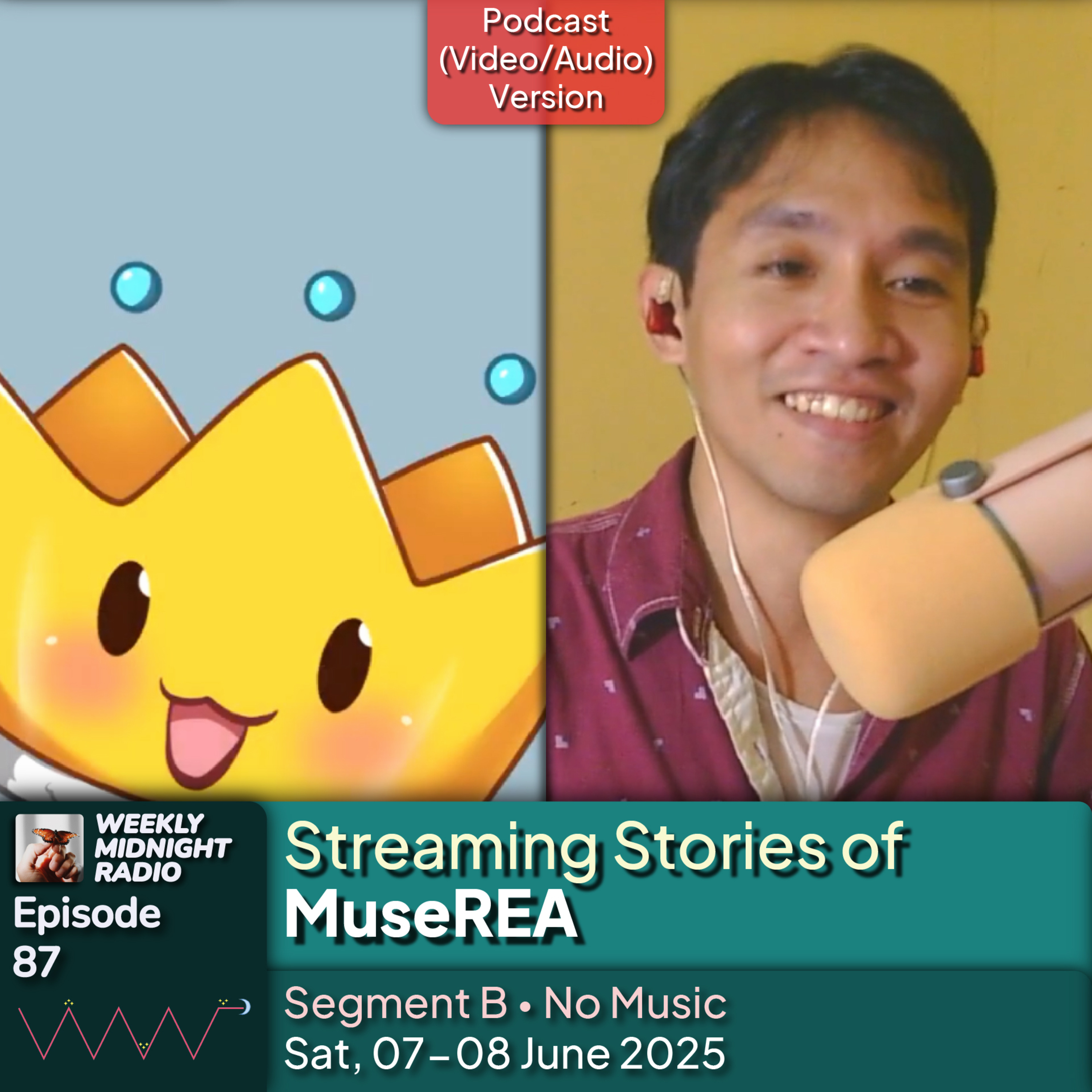 (ID/EN) #WMR EP 87: Streaming Stories of @MuseREA • #WeeklyMidnightRadio episode artwork