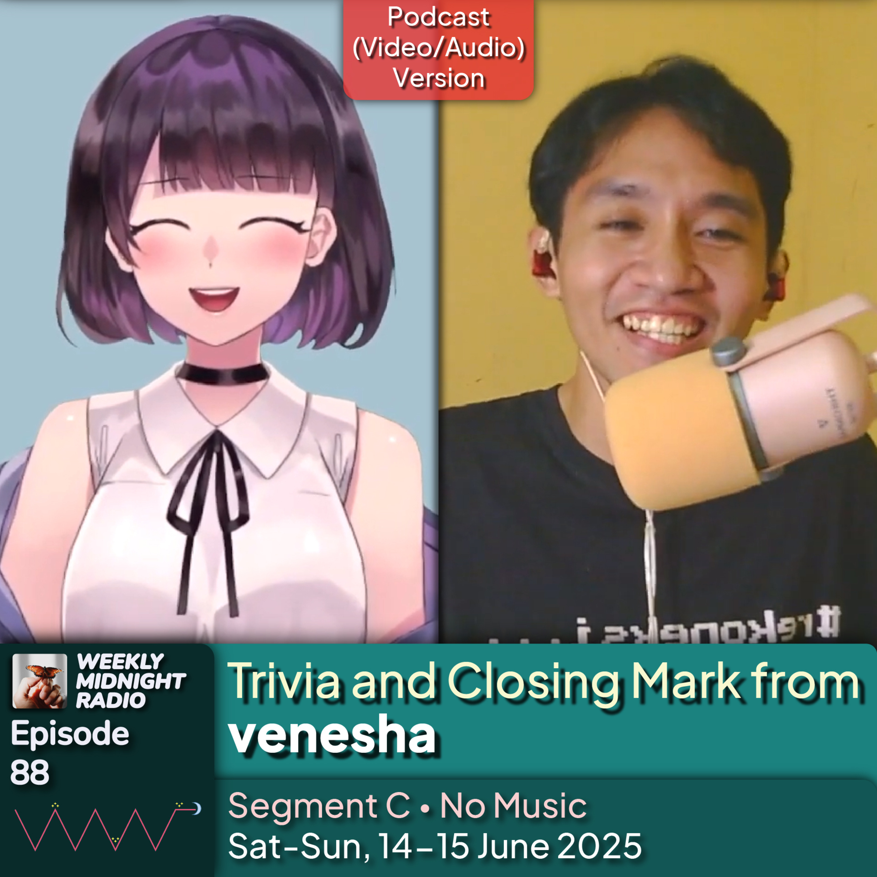(ID/EN) #WMR EP 88: Trivia and Closing Mark from @venesha • #WeeklyMidnightRadio episode artwork