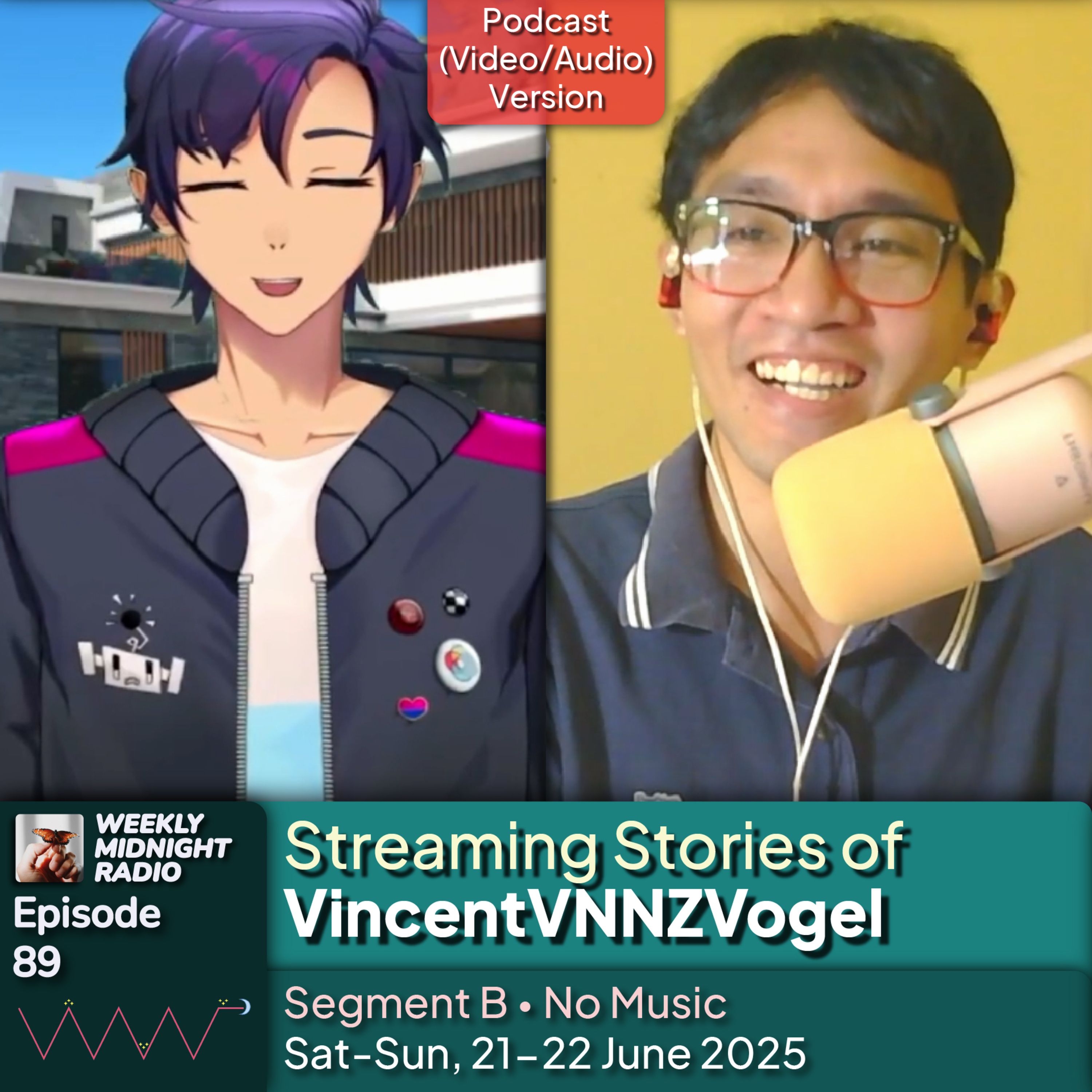 (ID/EN) #WMR EP 89: Streaming Stories of @VincentVNNZVogel • #WeeklyMidnightRadio episode artwork