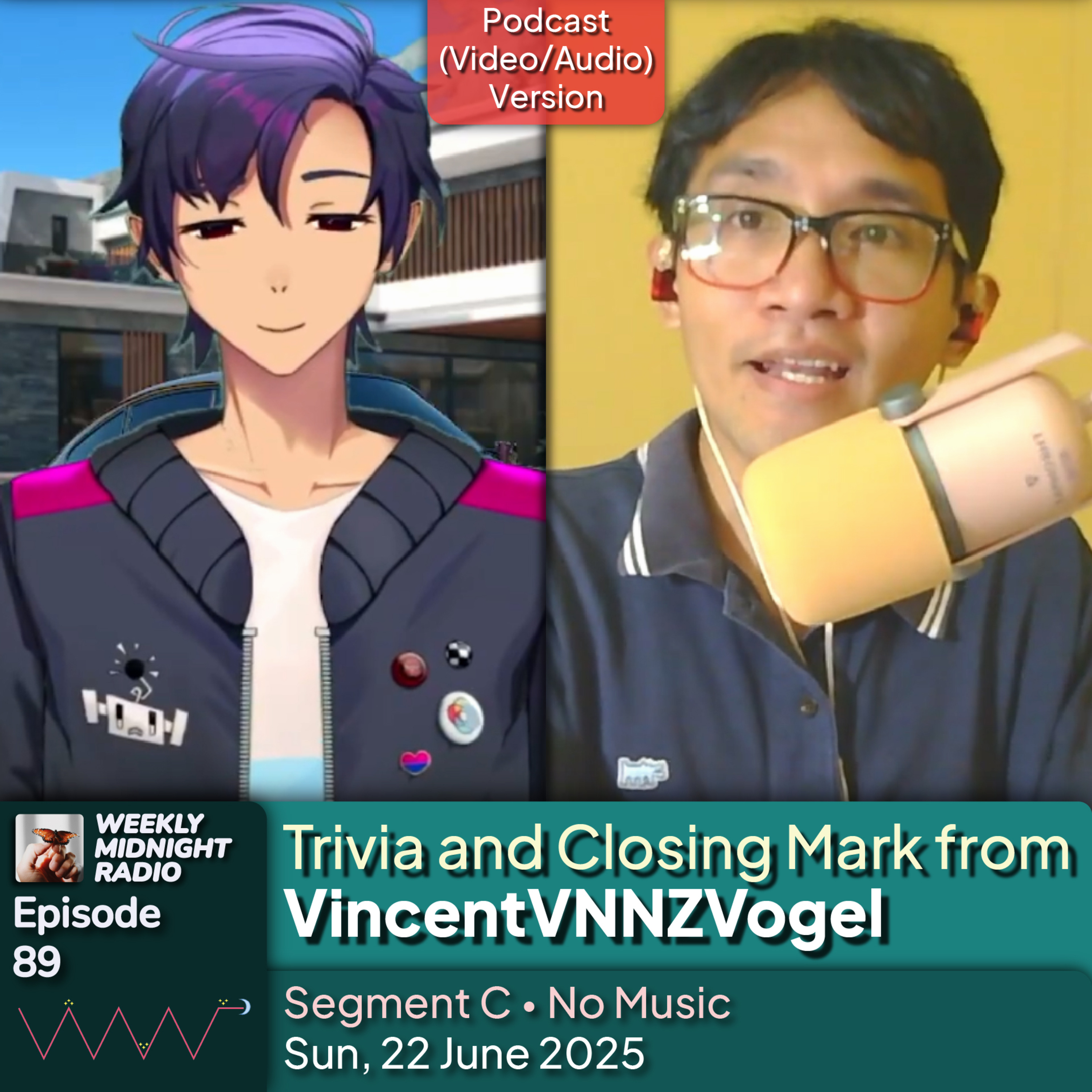 (ID/EN) #WMR EP 89: Trivia and Closing Mark from @VincentVNNZVogel • #WeeklyMidnightRadio episode artwork