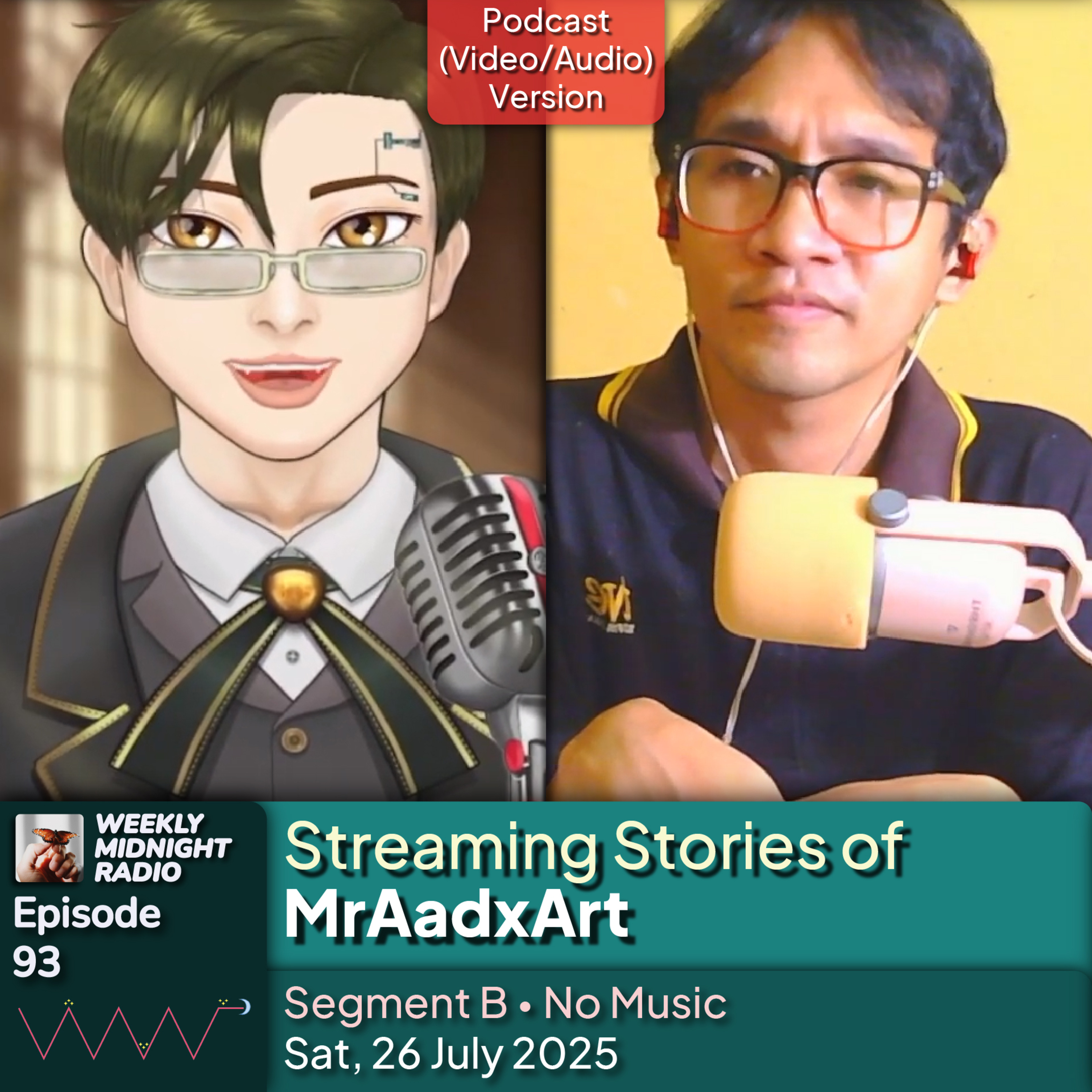 (ID/EN) #WMR EP 93: Streaming Stories of @MrAadxArt • #WeeklyMidnightRadio episode artwork