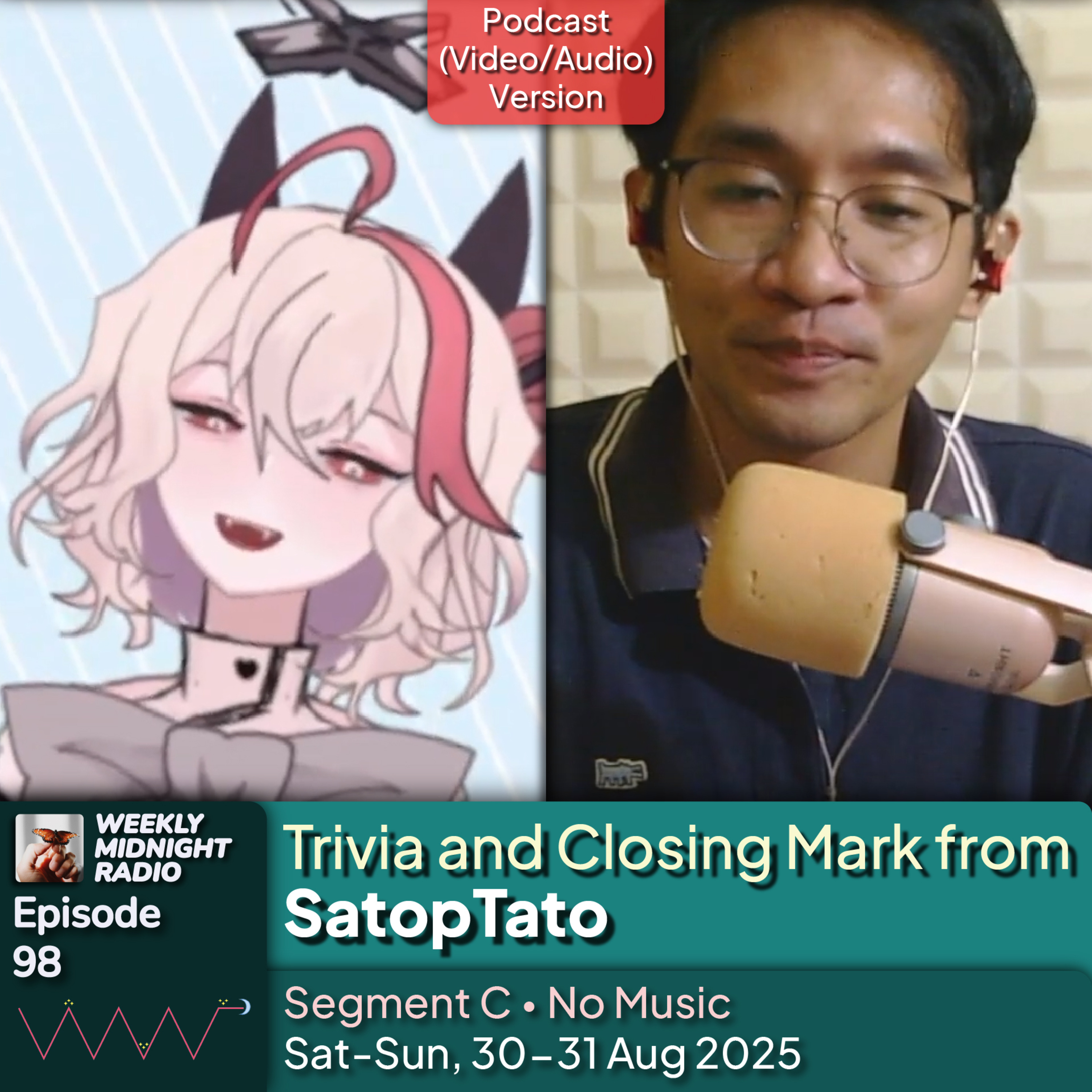 (ID/EN) #WMR EP 98: Trivia and Closing Mark from @SatopTato • #WeeklyMidnightRadio episode artwork