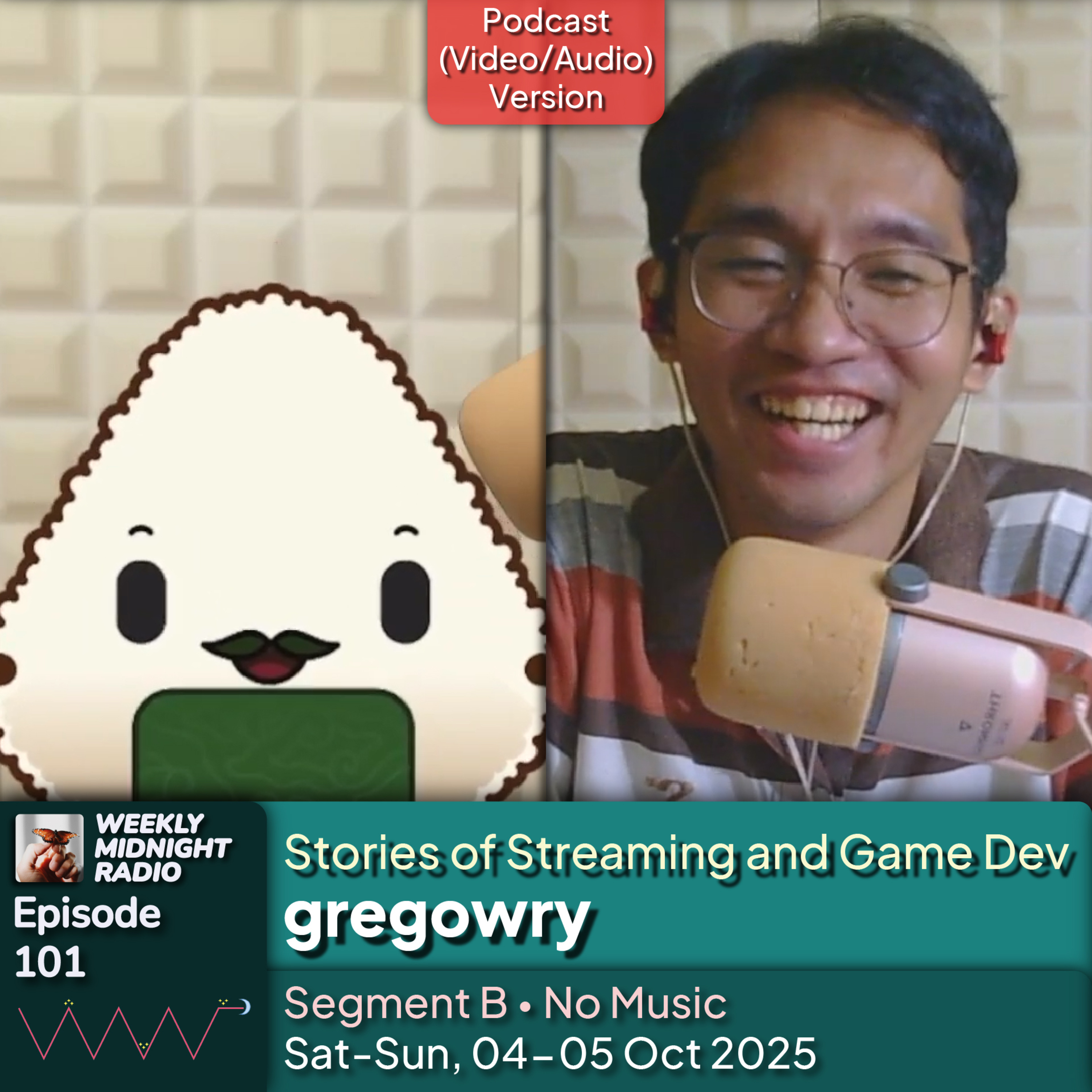 (ID/EN) #WMR EP 101: Stories of Streaming and Game Dev of @gregowry β’ #WeeklyMidnightRadio episode artwork