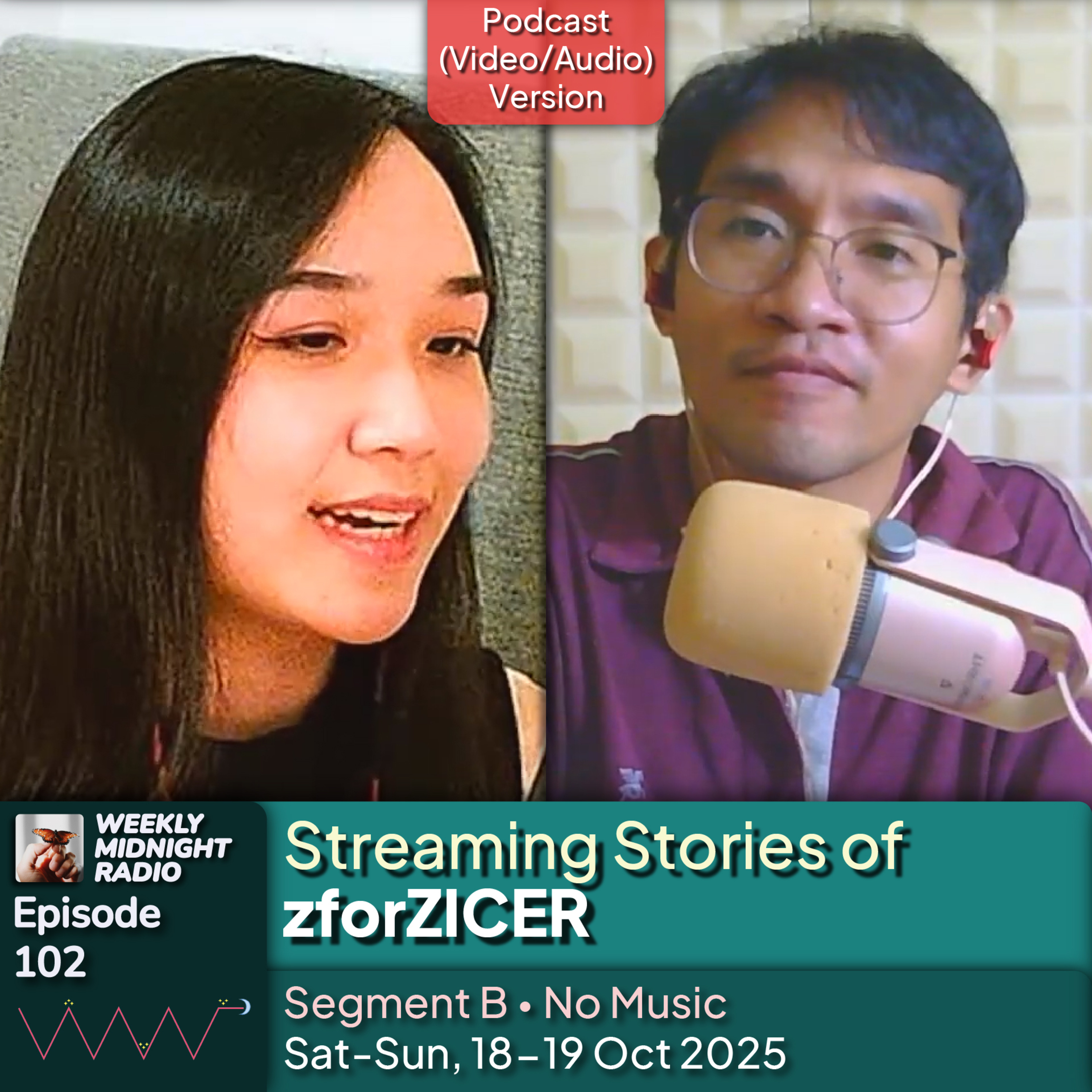 (ID/EN) #WMR EP 102: Streaming Stories of @zforZICER β’ #WeeklyMidnightRadio episode artwork