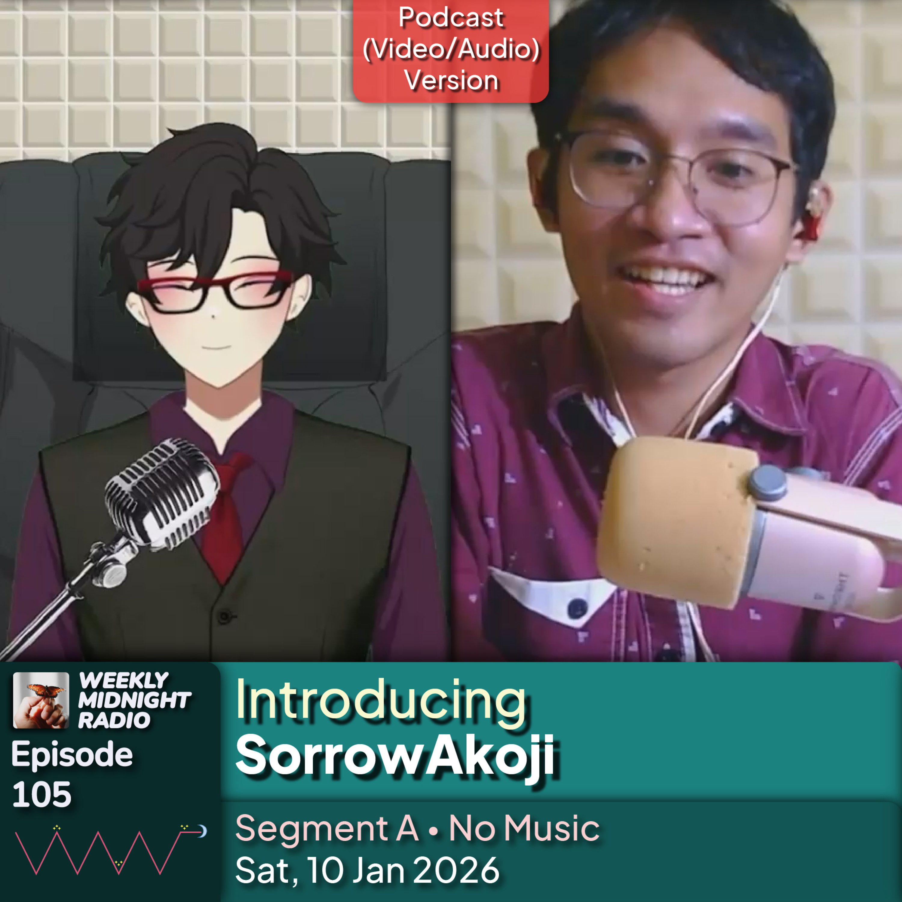 (ID/EN) #WMR EP 105: Introducing @SorrowAkoji β’ #WeeklyMidnightRadio episode artwork