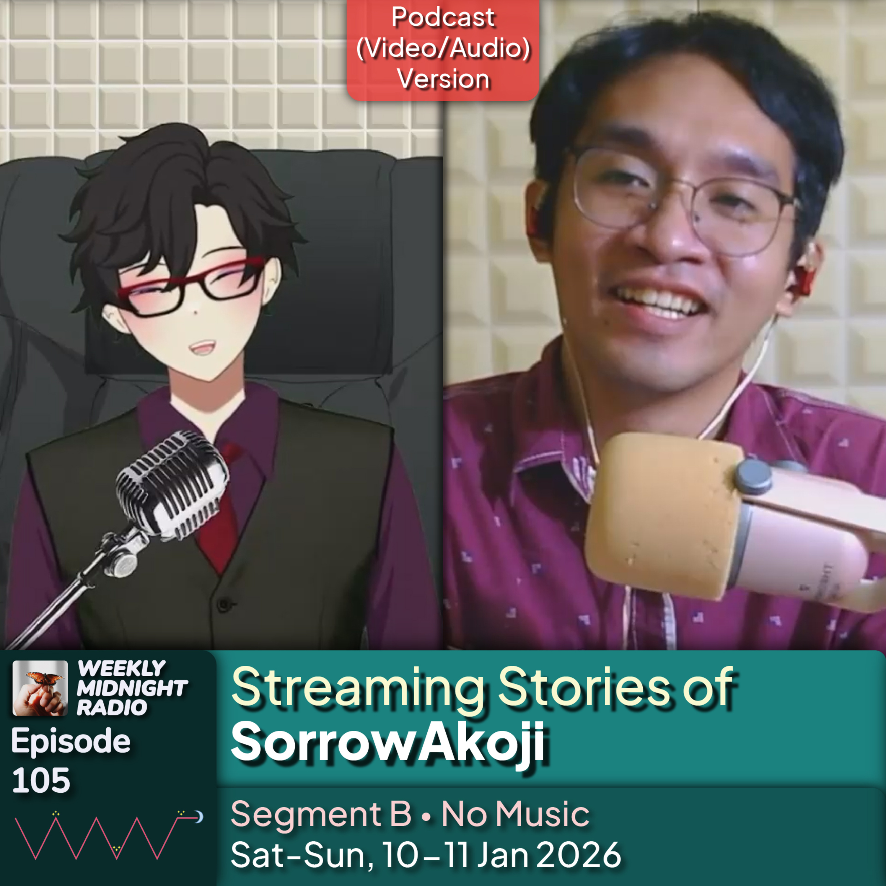 (ID/EN) #WMR EP 105: Streaming Stories of @SorrowAkoji β’ #WeeklyMidnightRadio episode artwork