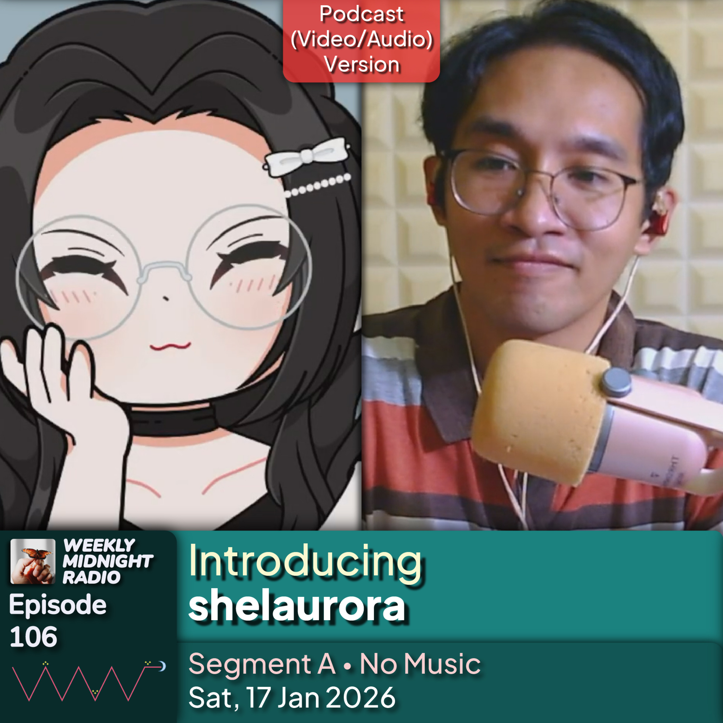 (ID/EN) #WMR EP 106: Introducing @shelaurora β’ #WeeklyMidnightRadio episode artwork