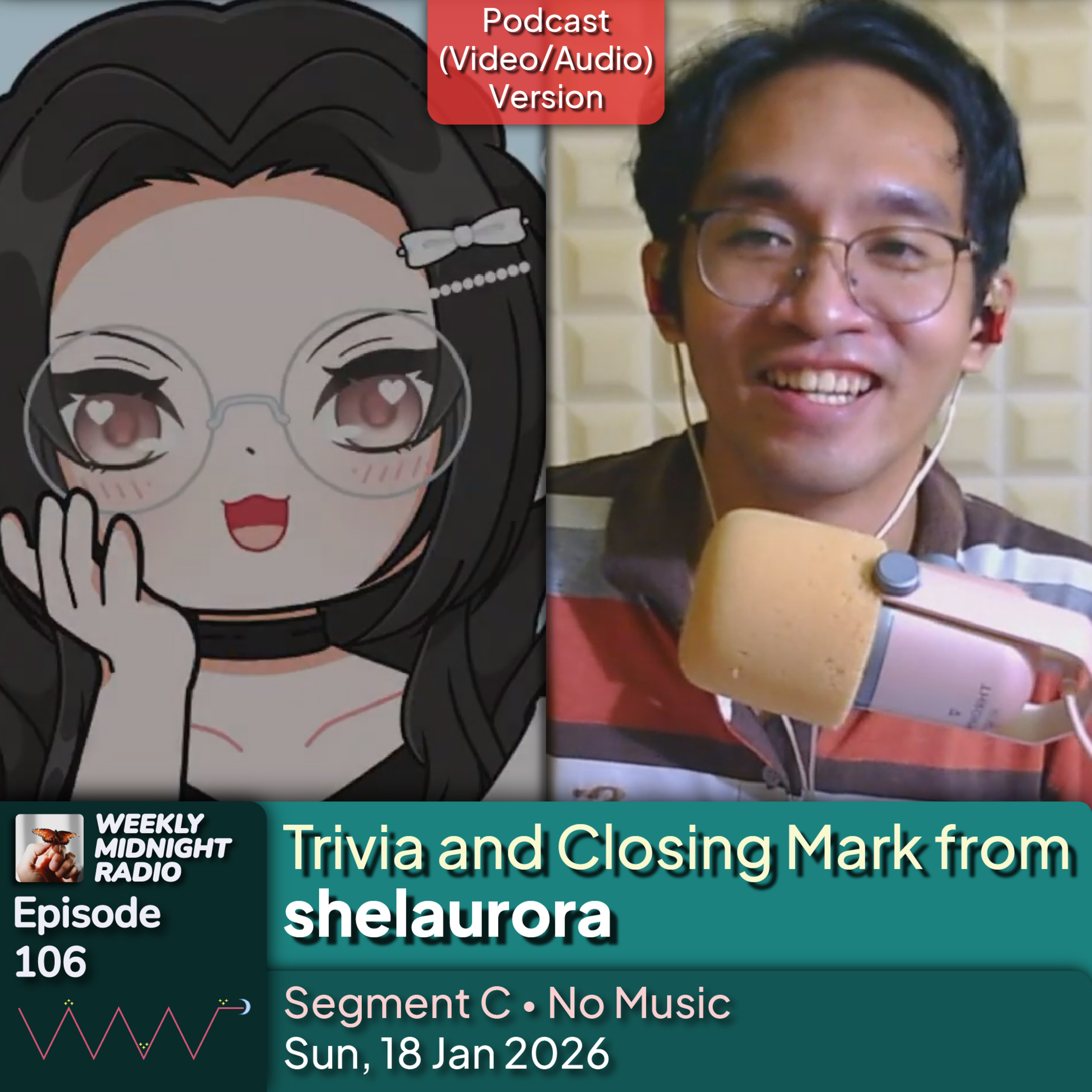 (ID/EN) #WMR EP 106: Trivia and Closing Mark from @shelaurora β’ #WeeklyMidnightRadio episode artwork