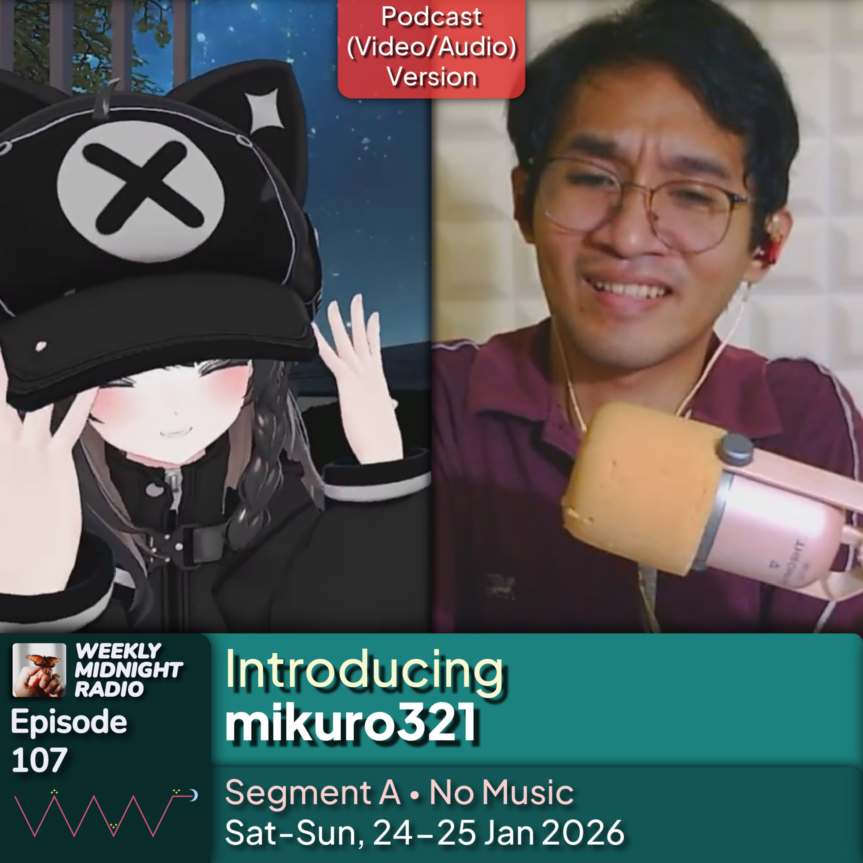 (ID/EN) #WMR EP 107: Introducing @mikuro321 β’ #WeeklyMidnightRadio episode artwork