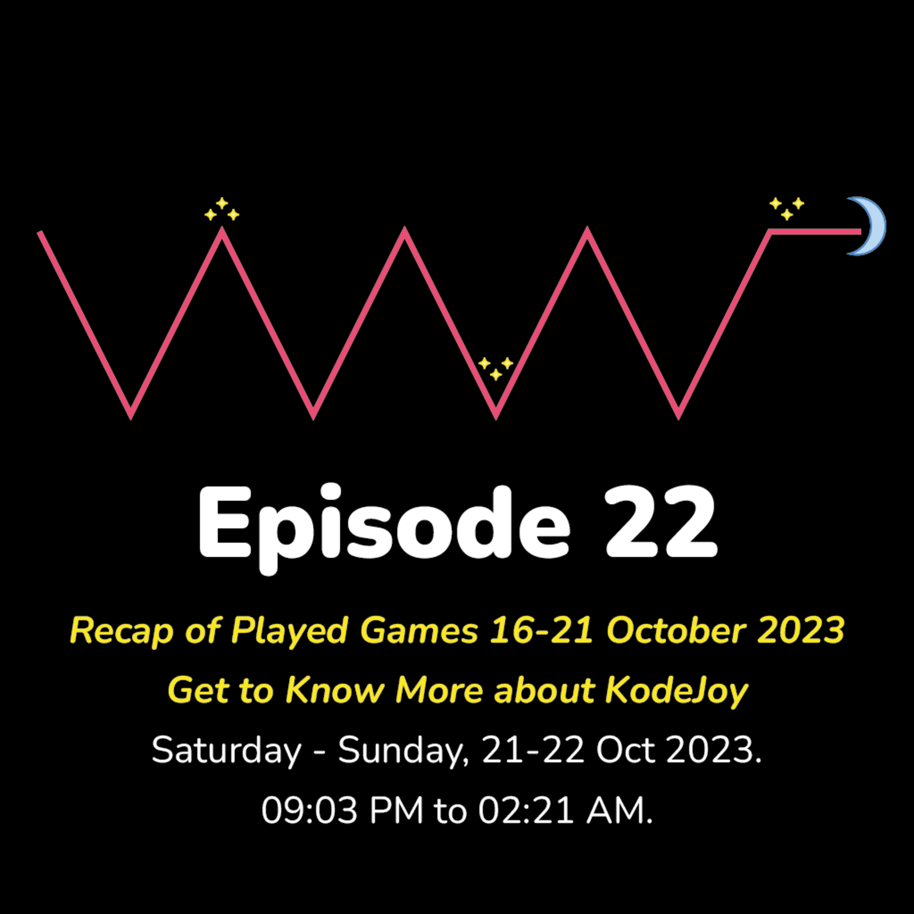 (ID/EN) #WMR EP 22: Games Recap 16-21/10, Get to Know More @KodeJoy • #WeeklyMidnightRadio episode artwork