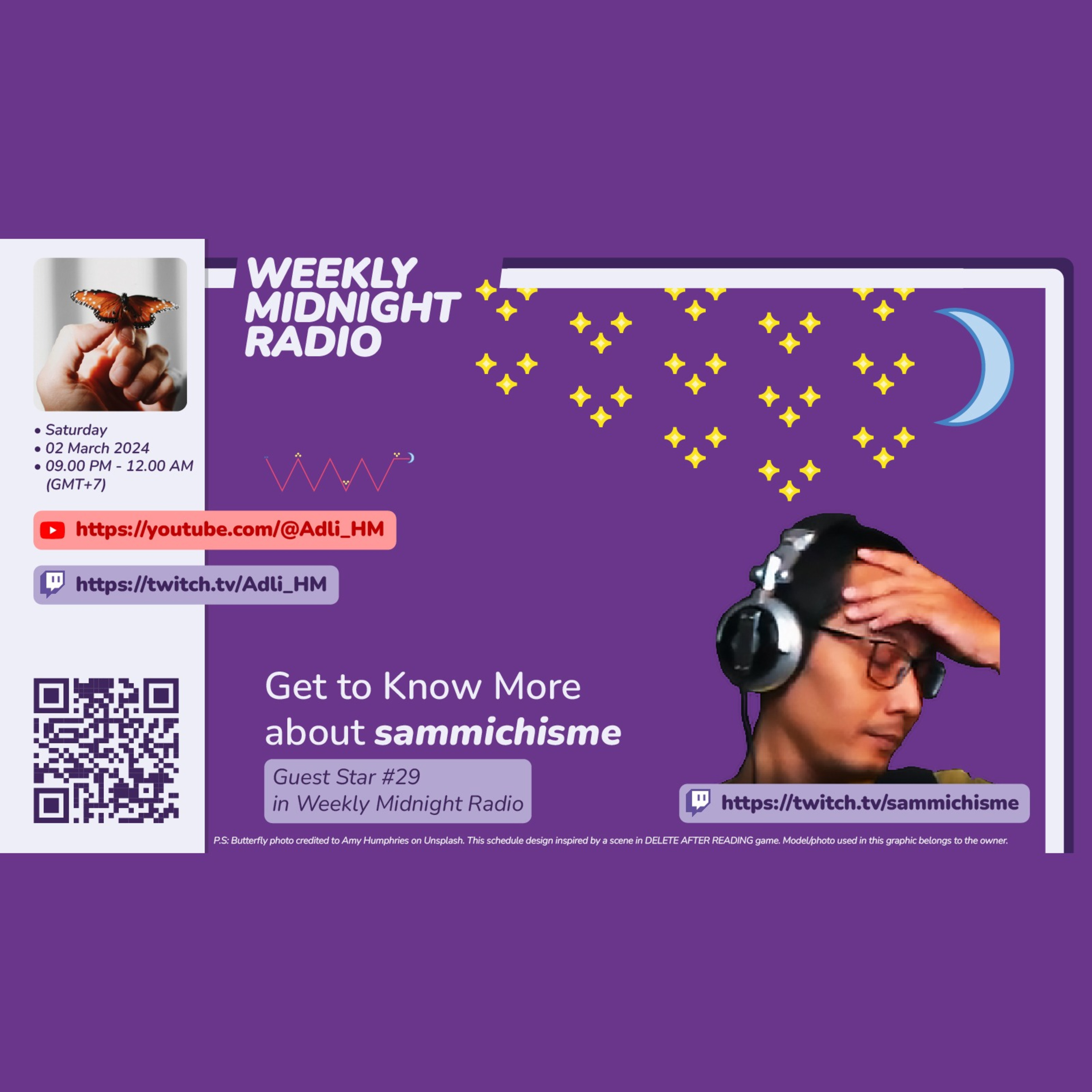 (ID/EN) #WMR EP 35: Get to Know More about @sammichisme • #WeeklyMidnightRadio episode artwork