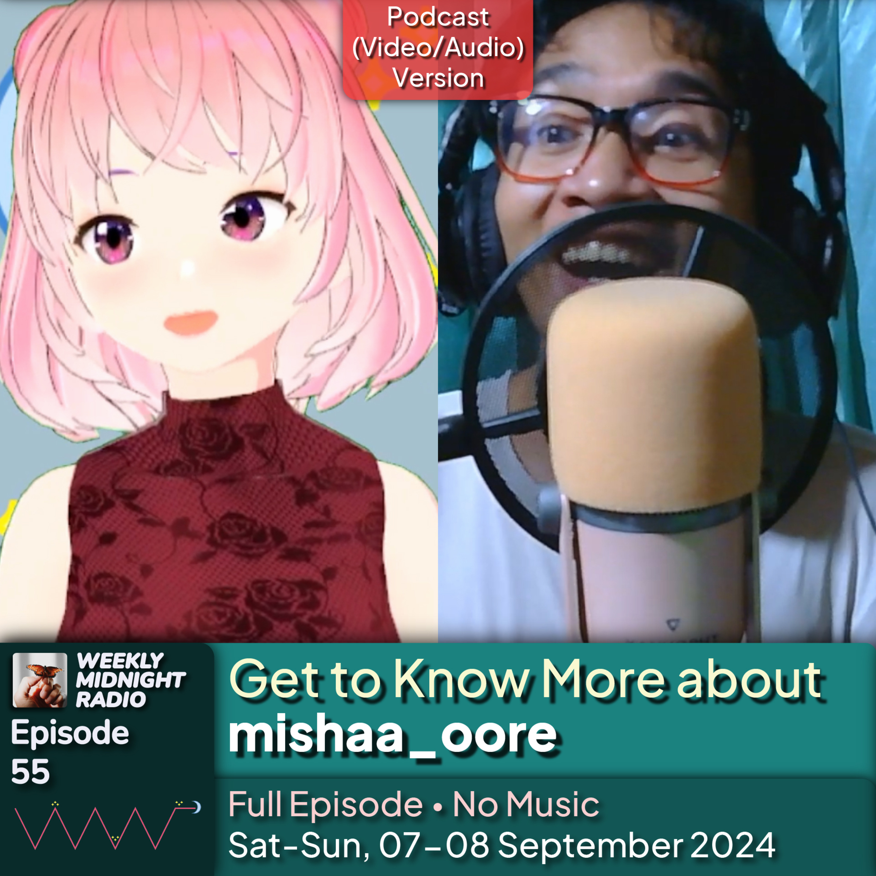 (ID/EN) #WMR EP 55: Get to Know More about @mishaa_oore • #WeeklyMidnightRadio episode artwork