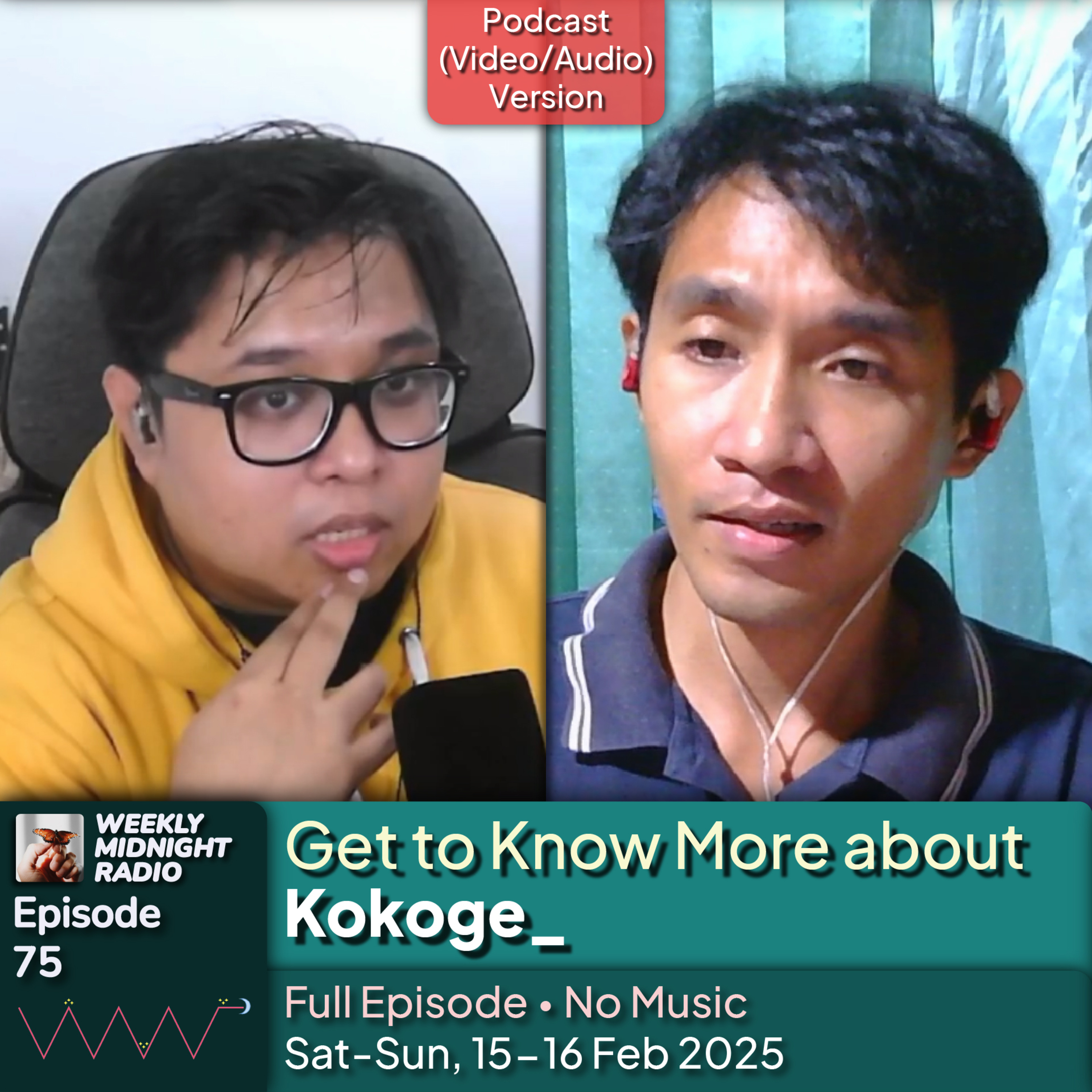 (ID/EN) #WMR EP 75: Get to Know More about @Kokoge_ • #WeeklyMidnightRadio episode artwork