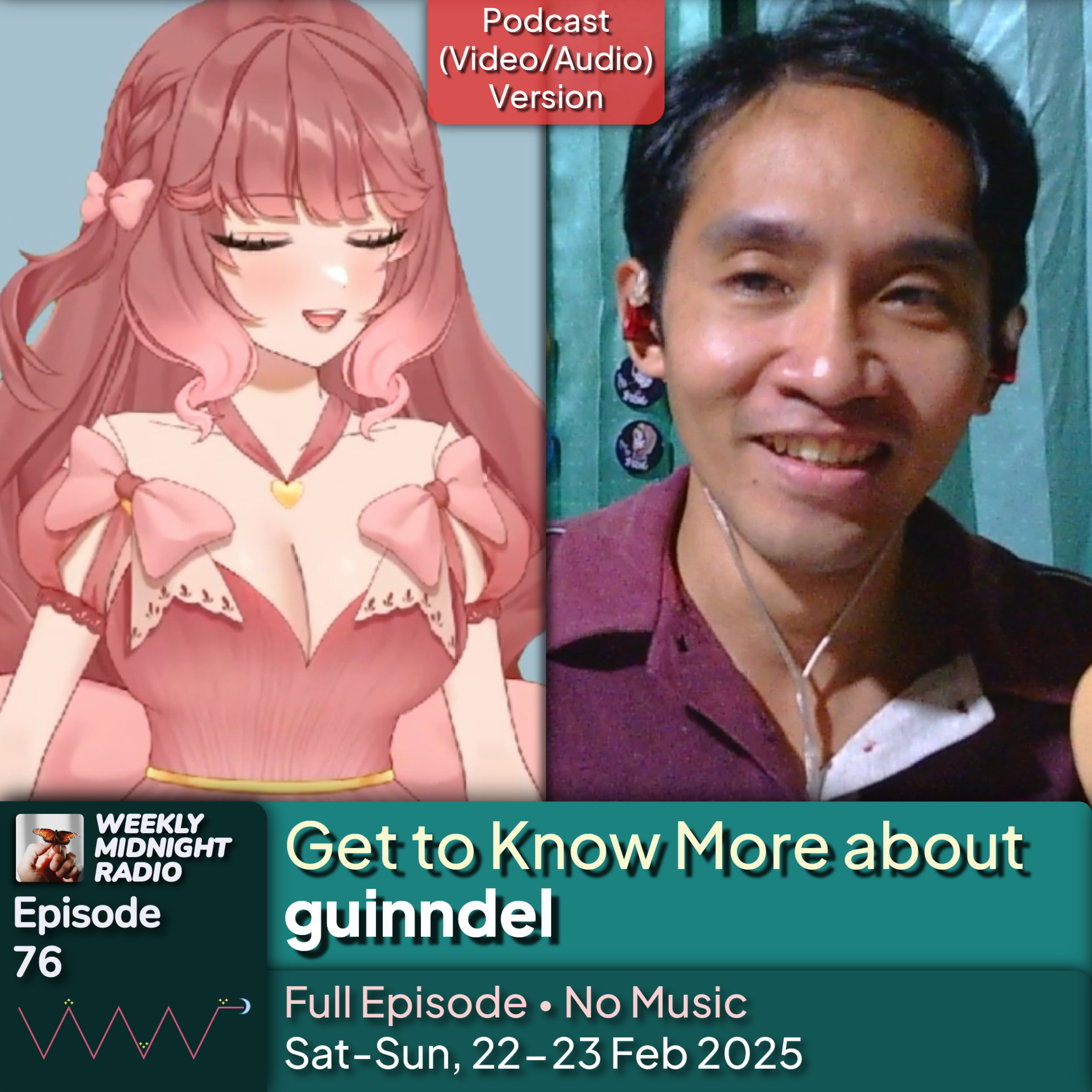 (ID/EN) #WMR EP 76: Get to Know More about @guinndel • #WeeklyMidnightRadio episode artwork
