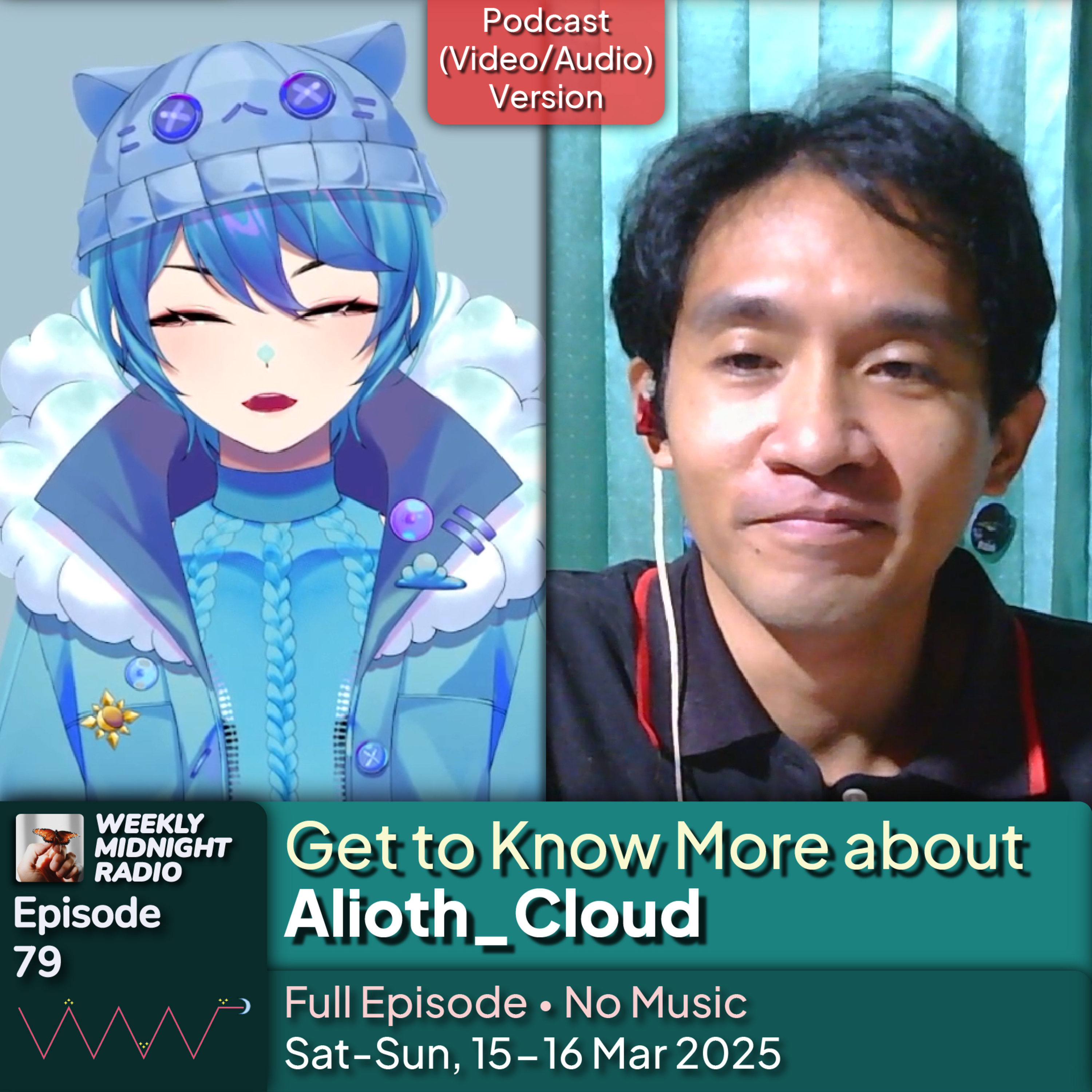 (ID/EN) #WMR EP 79: Get to Know More about @Alioth_Cloud • #WeeklyMidnightRadio episode artwork