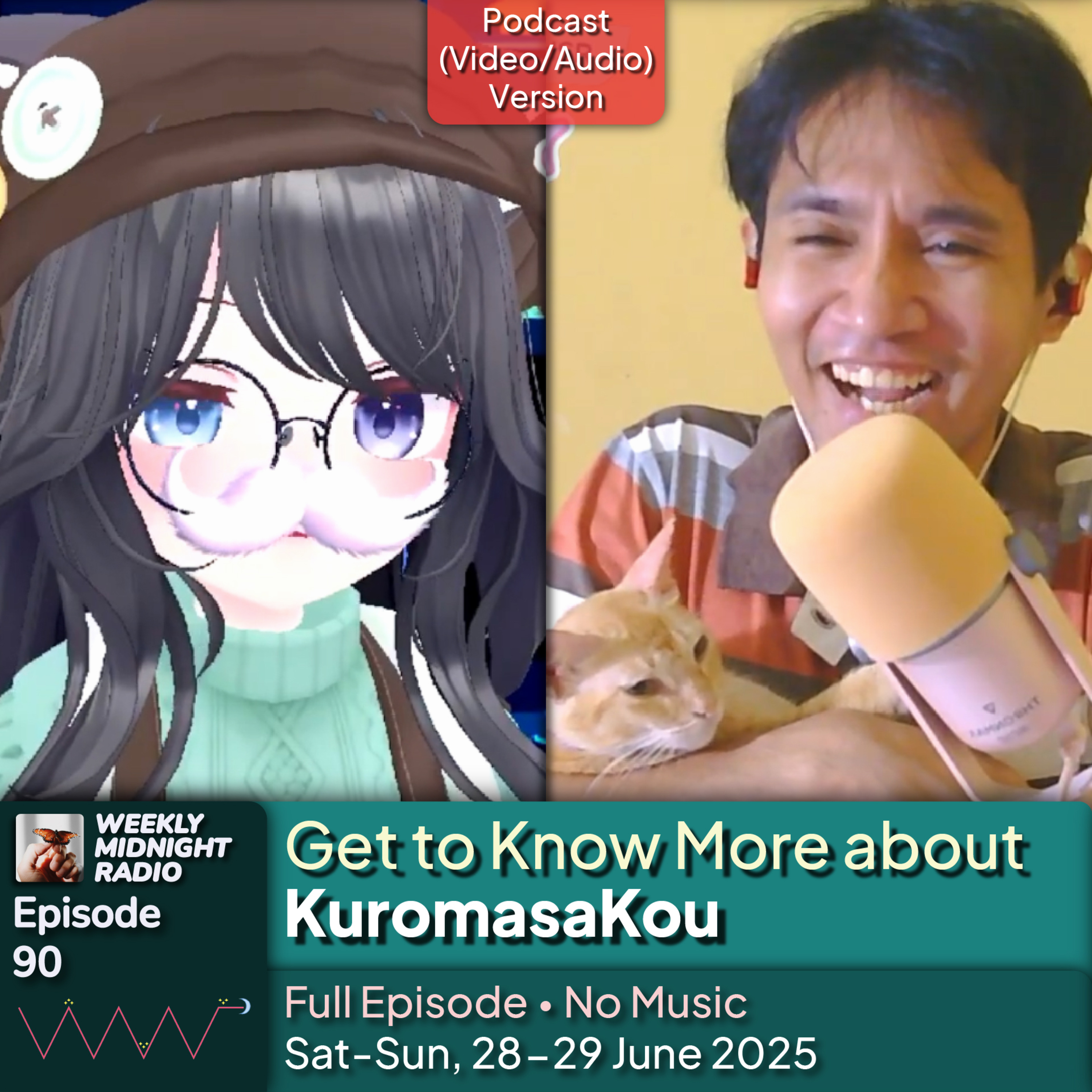 (ID/EN) #WMR EP 90: Get to Know More about @KuromasaKou • #WeeklyMidnightRadio episode artwork