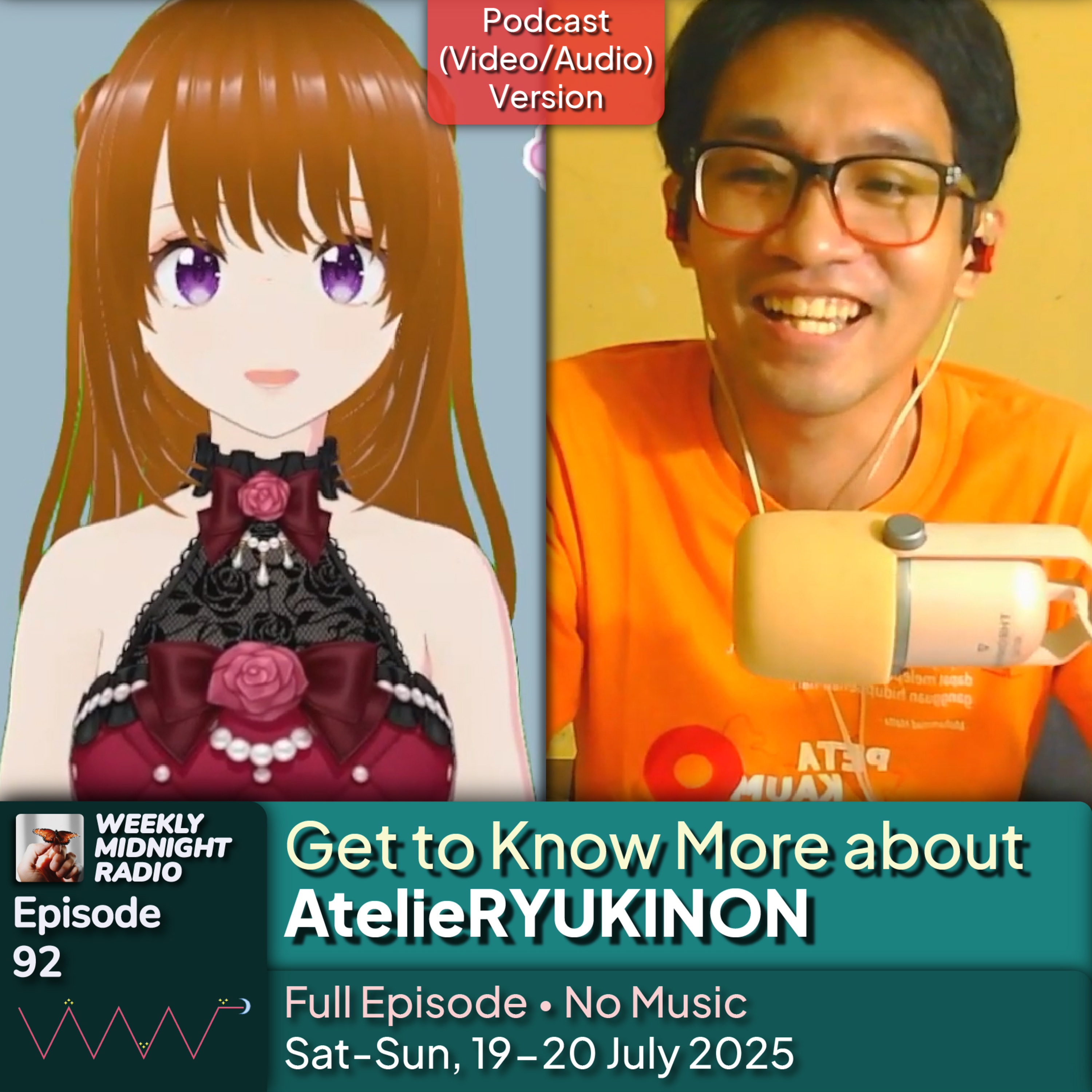 (ID/EN) #WMR EP 92: Get to Know More about @AtelieRYUKINON • #WeeklyMidnightRadio episode artwork