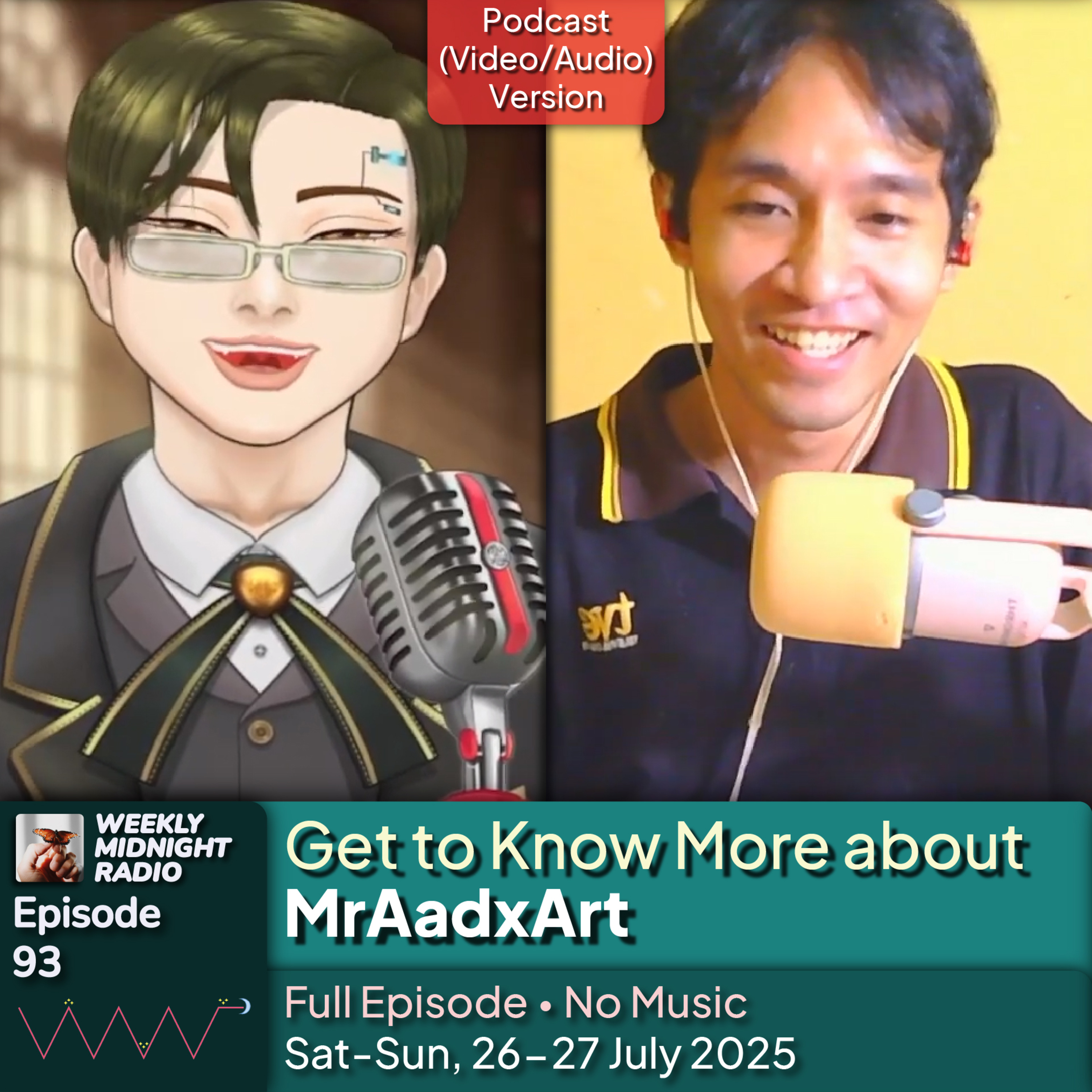 (ID/EN) #WMR EP 93: Get to Know More about @MrAadxArt • #WeeklyMidnightRadio episode artwork