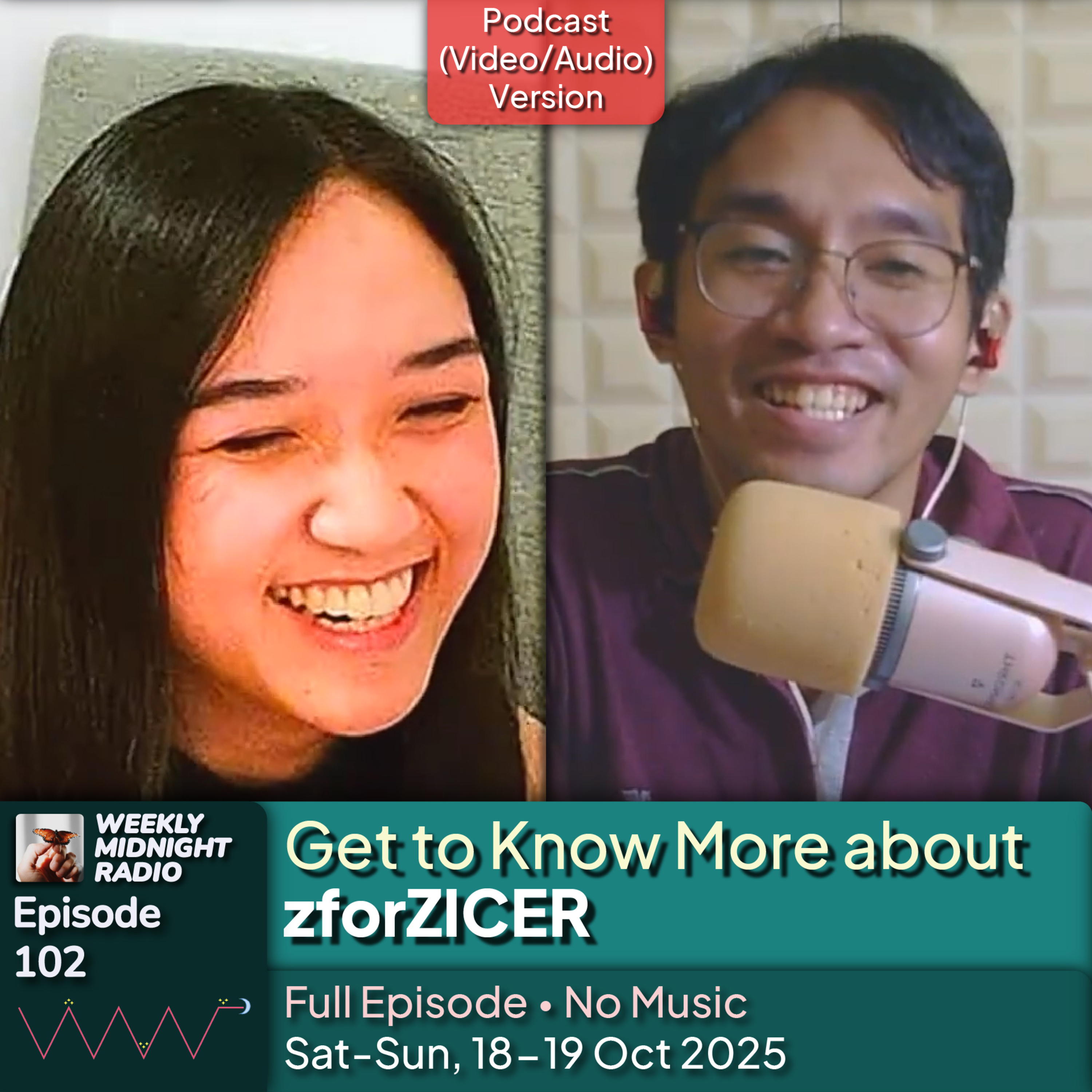 (ID/EN) #WMR EP 102: Get to Know More about @zforZICER • #WeeklyMidnightRadio episode artwork