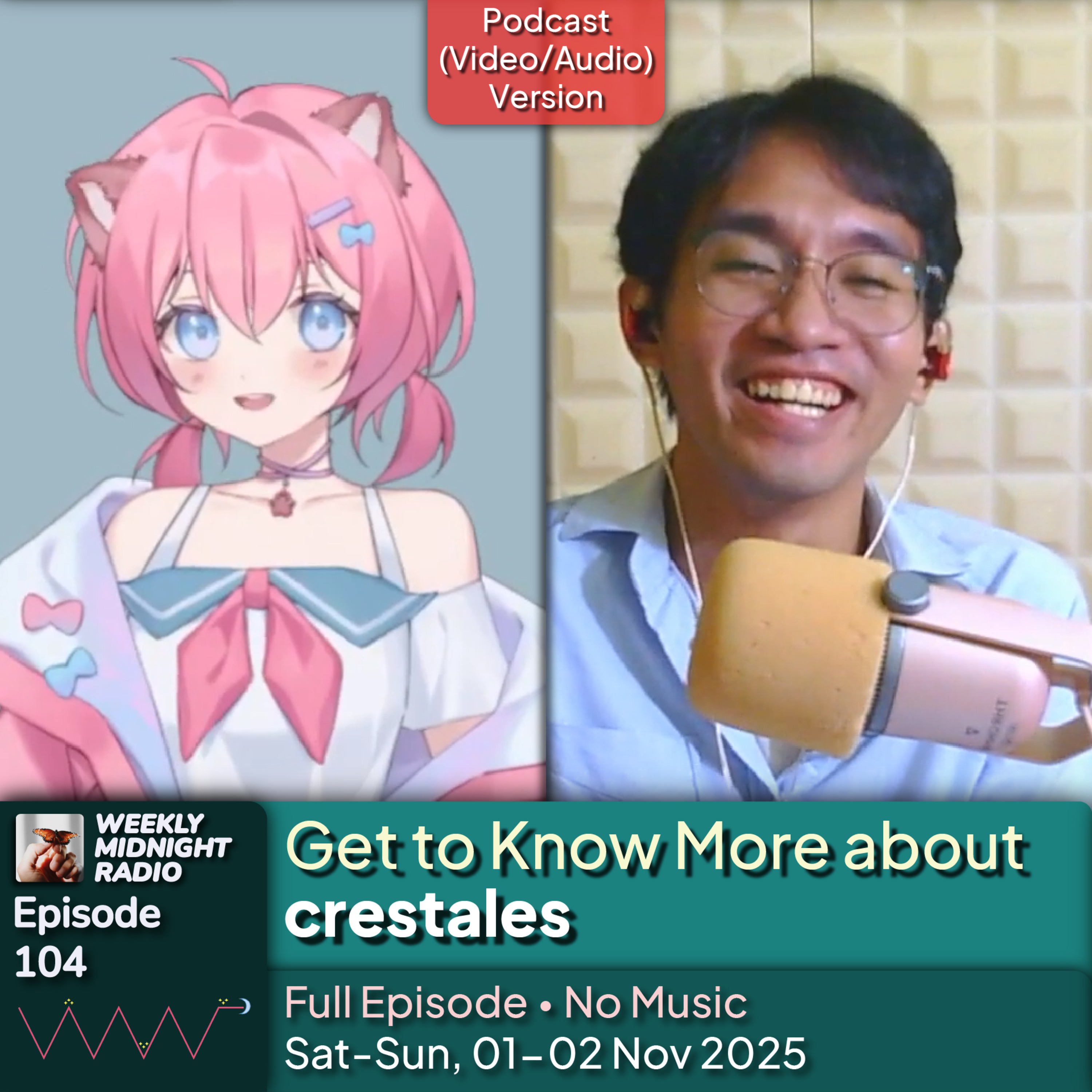 (ID/EN) #WMR EP 104: Get to Know More about @crestales • #WeeklyMidnightRadio episode artwork