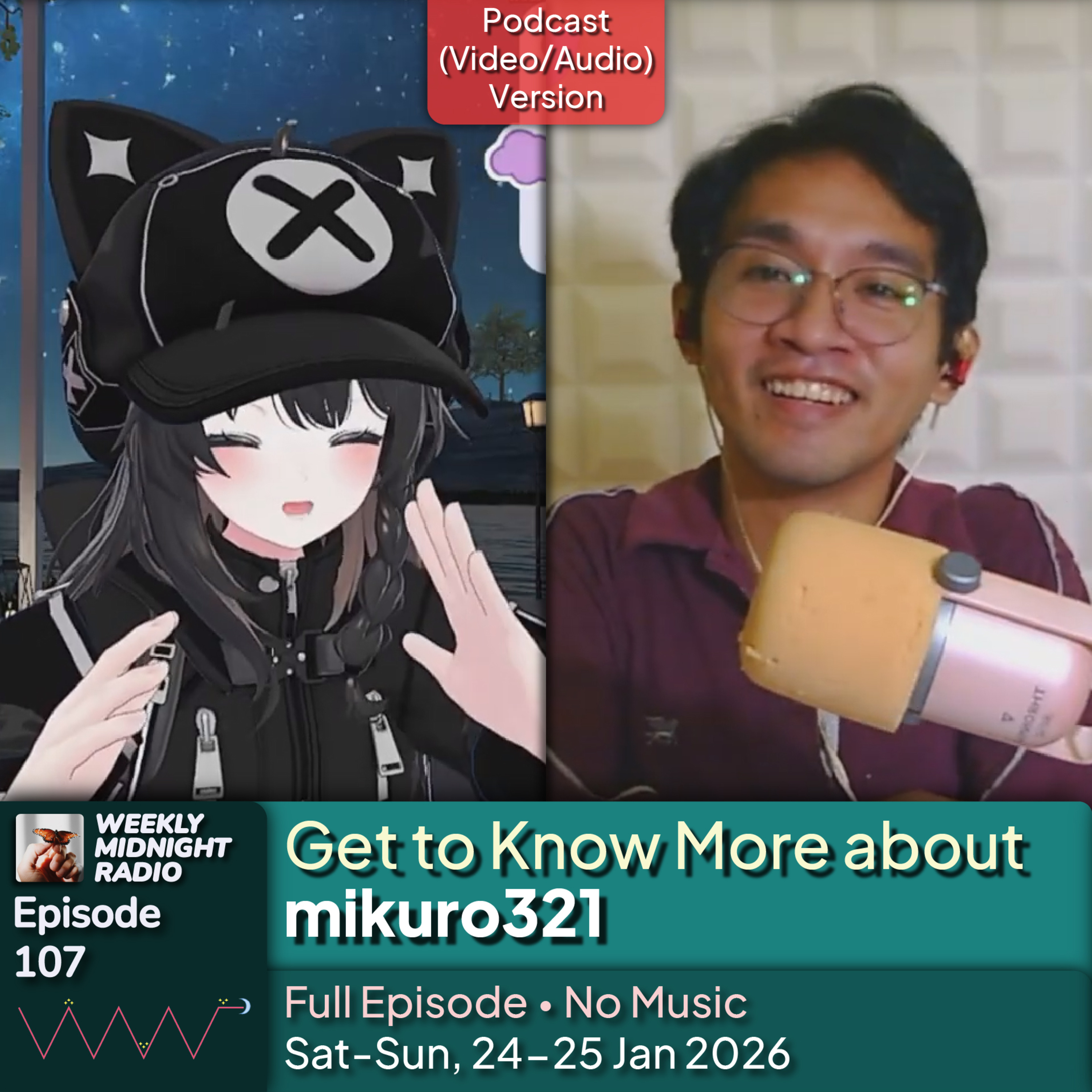 (ID/EN) #WMR EP 107: Get to Know More about @mikuro321 • #WeeklyMidnightRadio episode artwork