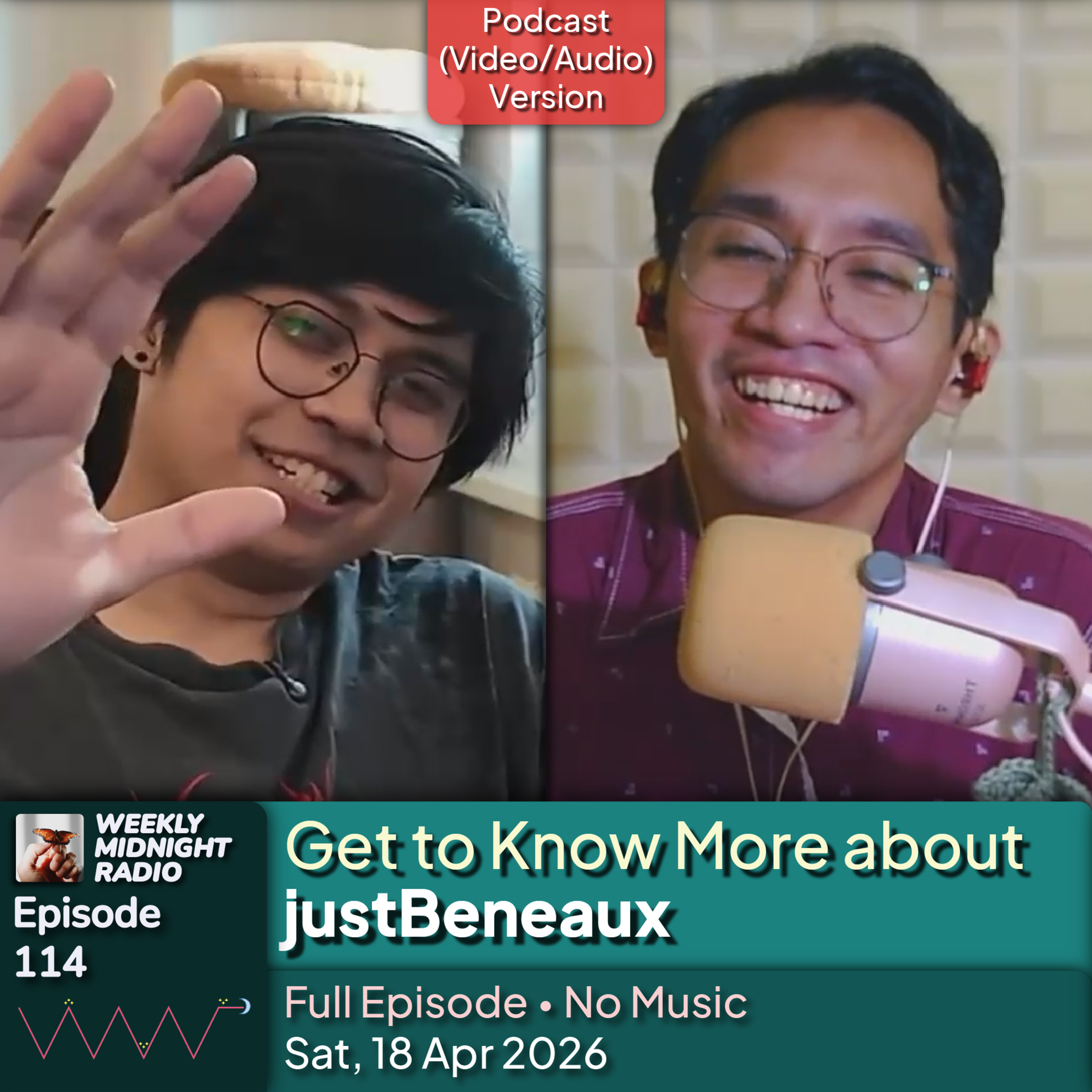 (ID/EN) #WMR EP 114: Get to Know More about @justBeneaux • #WeeklyMidnightRadio episode artwork