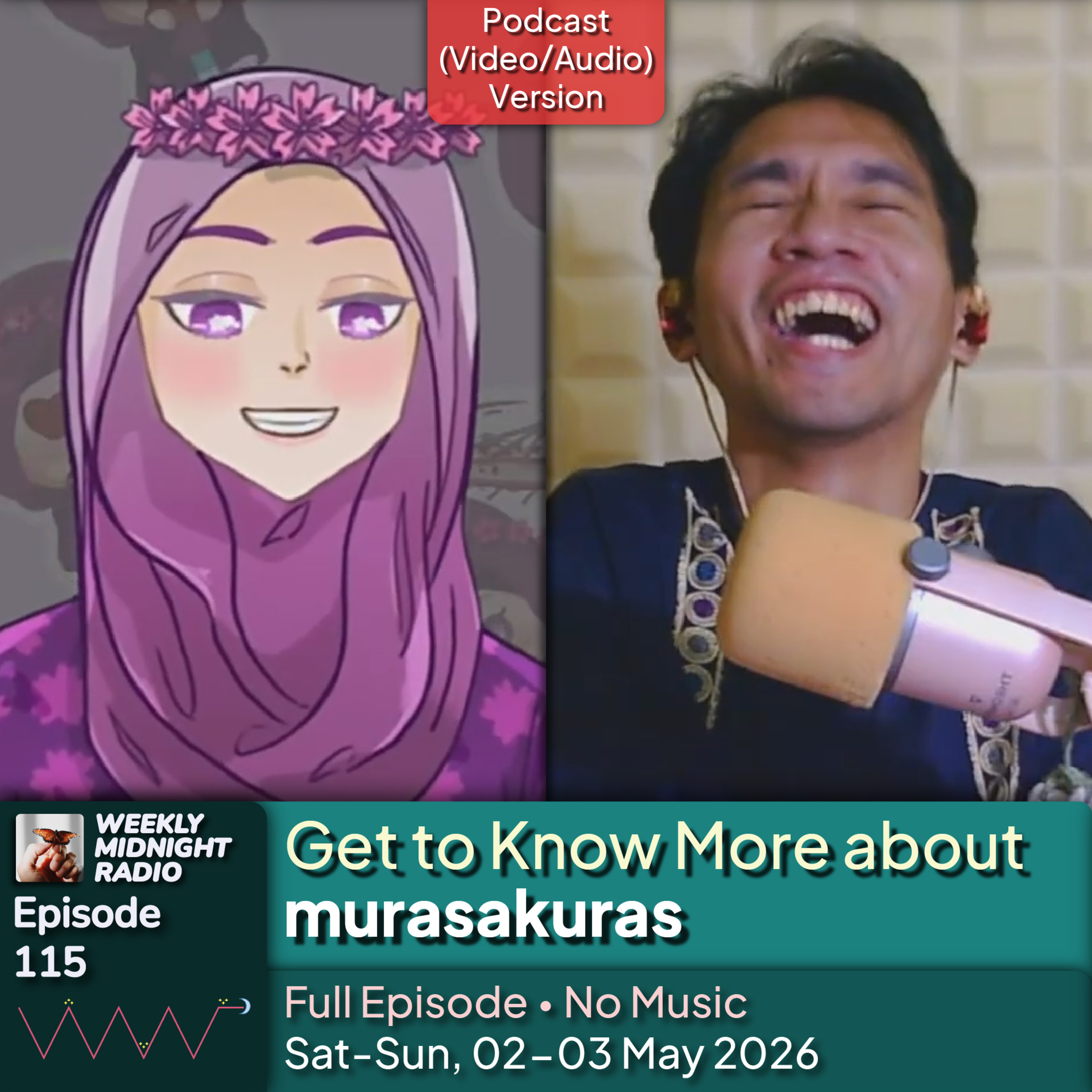 (ID/EN) #WMR EP 115: Get to Know More about @murasakuras • #WeeklyMidnightRadio episode artwork