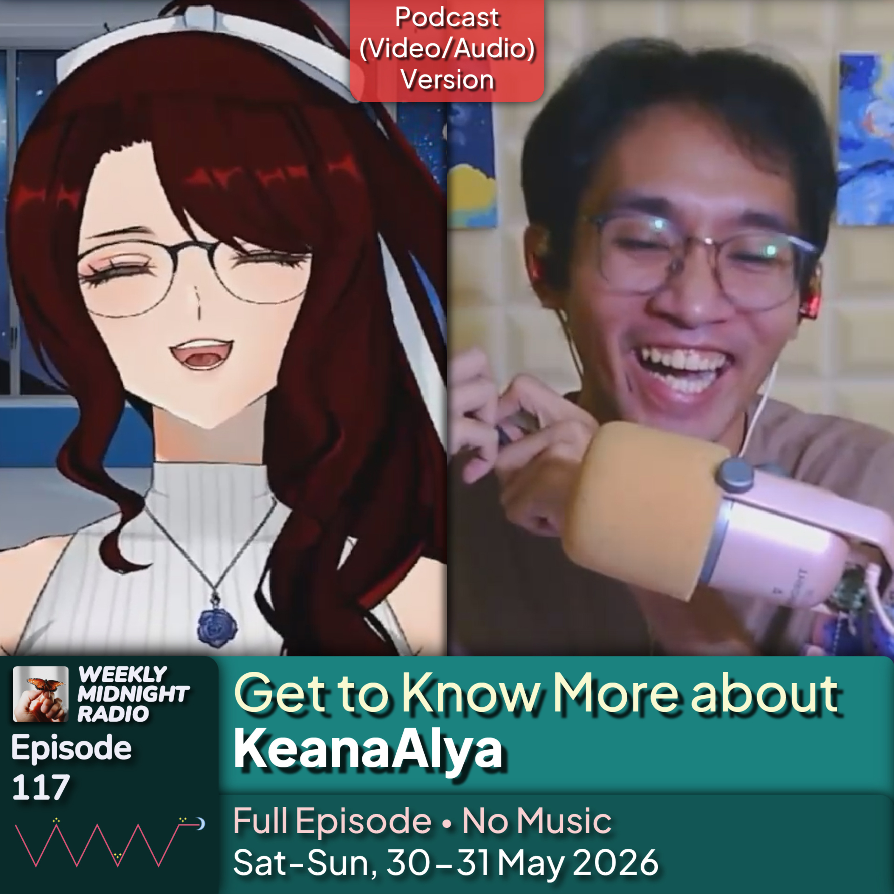 (ID/EN) #WMR EP 117: Get to Know More about @KeanaAlya • #WeeklyMidnightRadio episode artwork