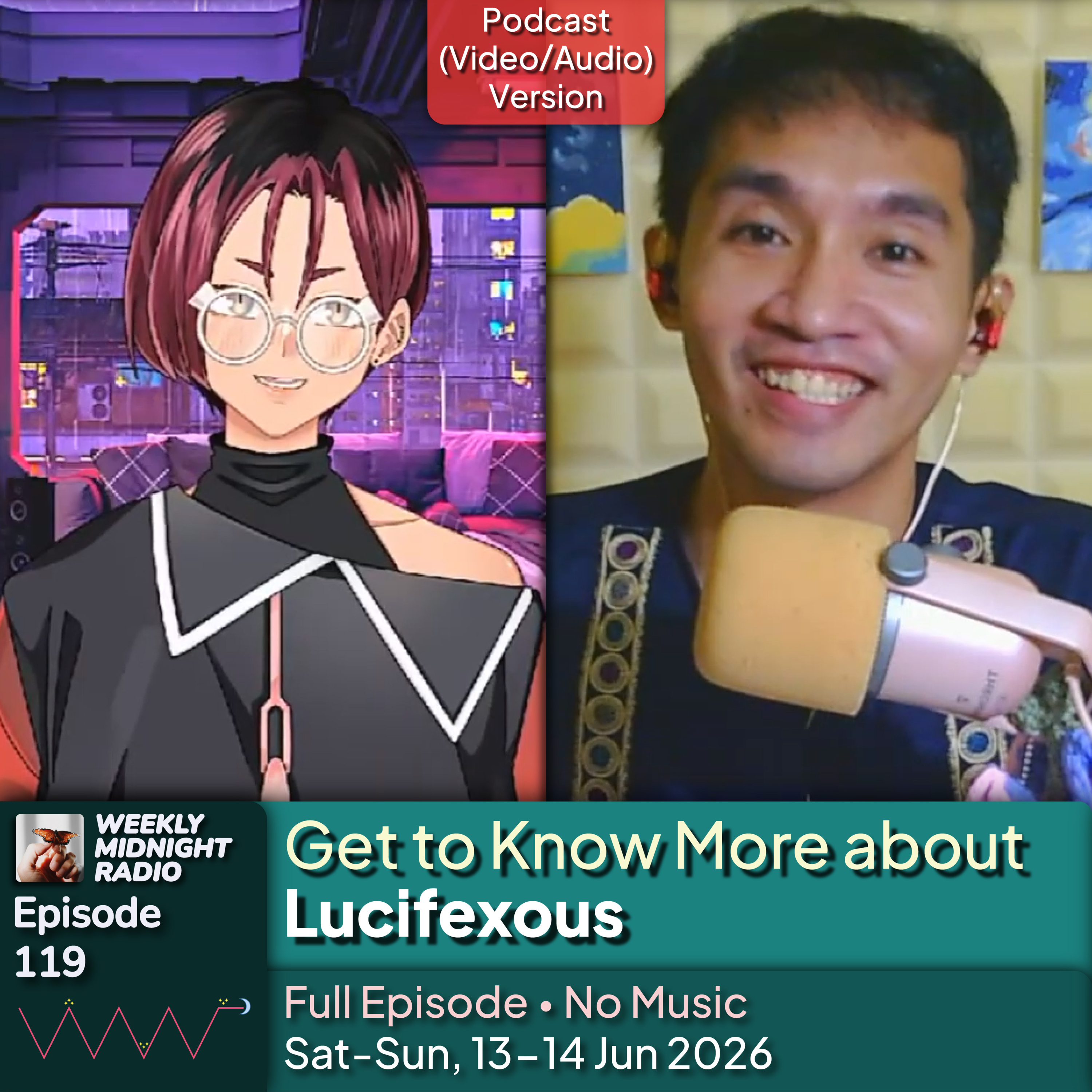 (ID/EN) #WMR Ep 119: Get to Know More about @Lucifexous • #WeeklyMidnightRadio episode artwork