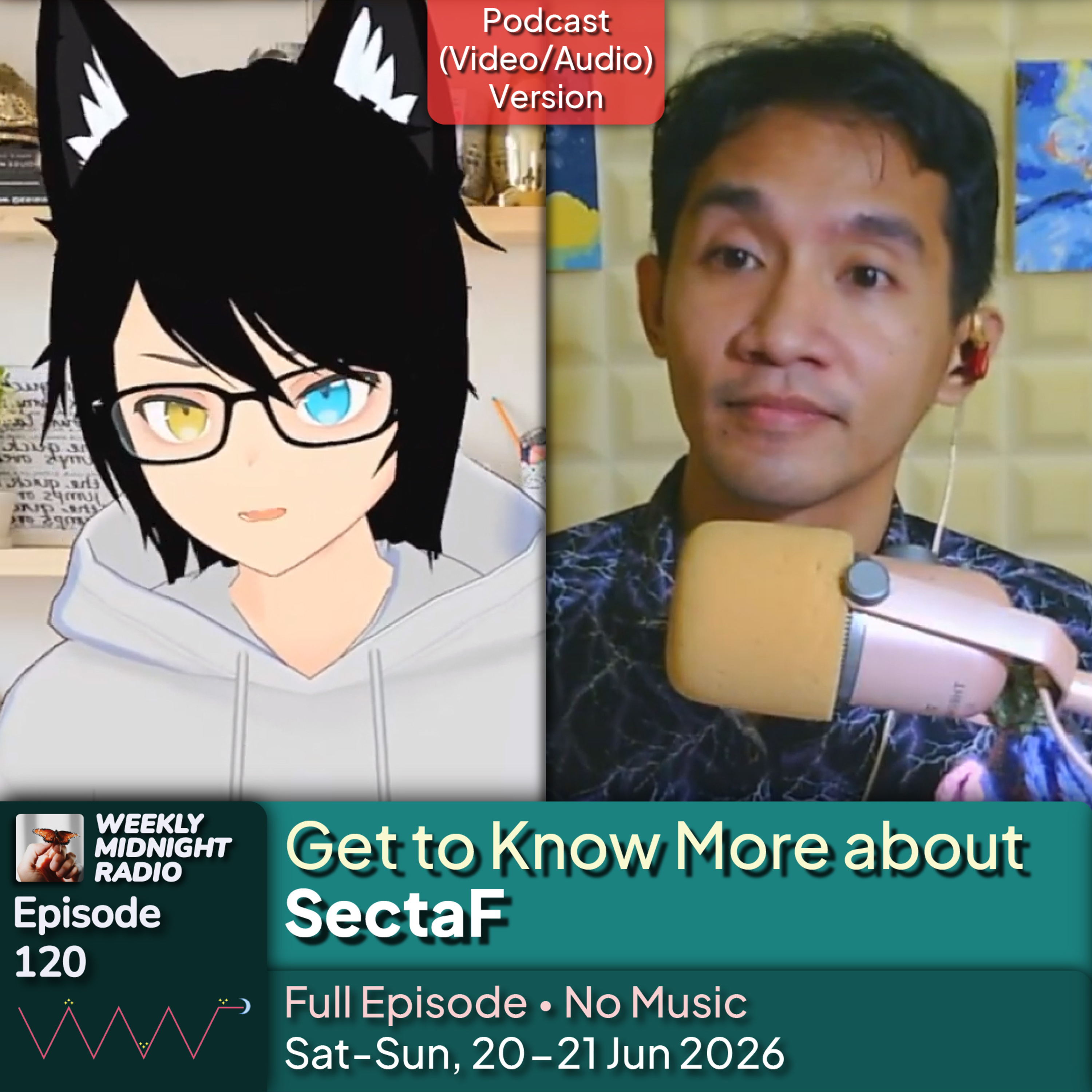 (ID/EN) #WMR Ep 120: Get to Know More about @SectaF • #WeeklyMidnightRadio episode artwork