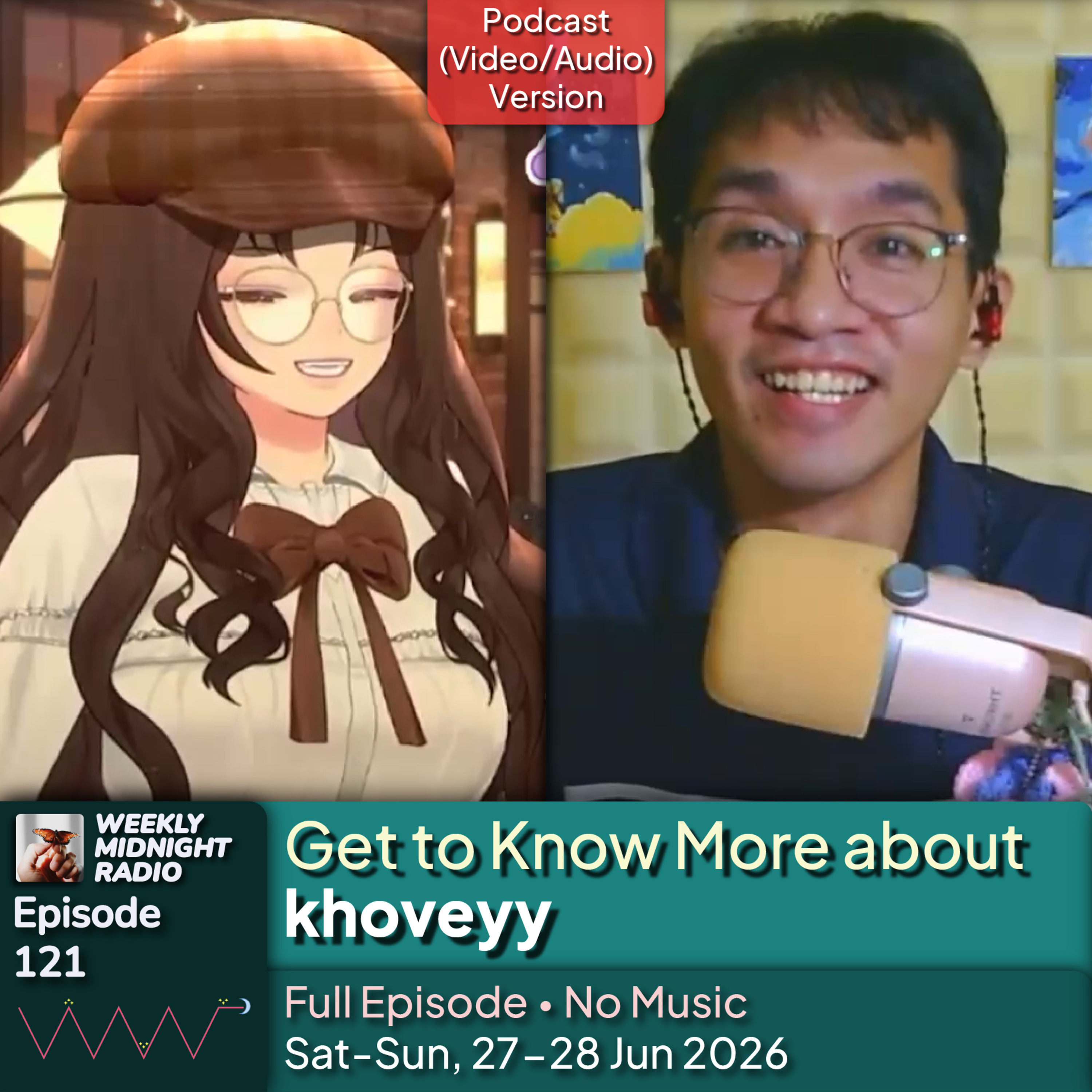 (ID/EN) #WMR Ep 121: Get to Know More about @khoveyy • #WeeklyMidnightRadio episode artwork