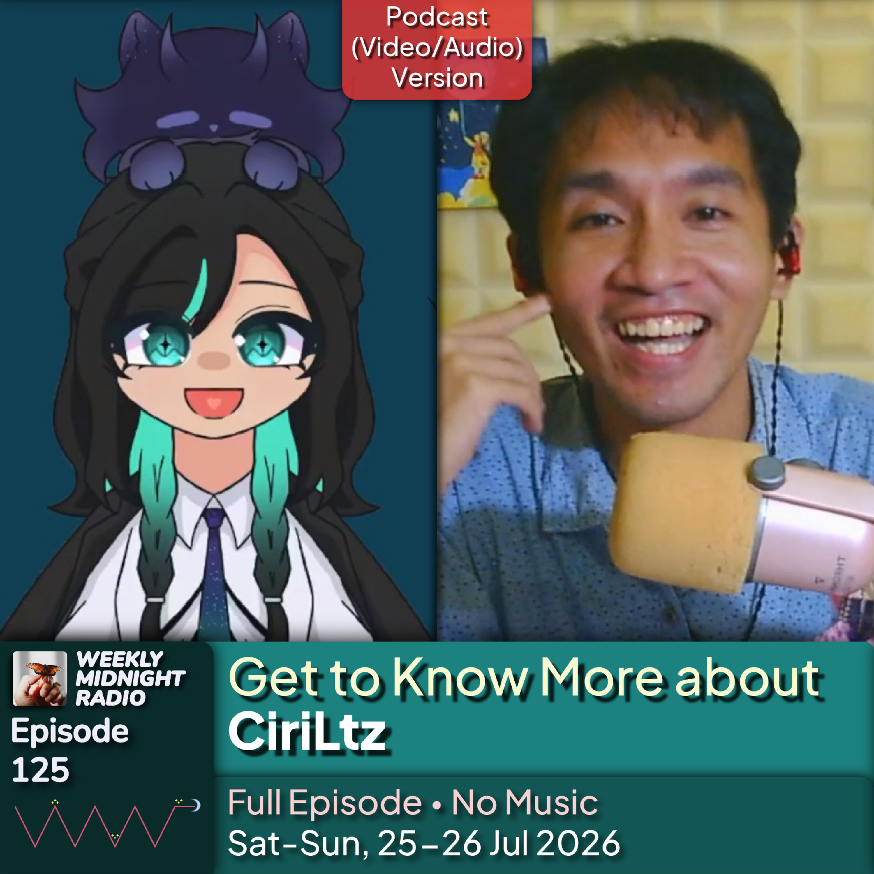 (ID/EN) #WMR Ep 125: Get to Know More about @CiriLtz • #WeeklyMidnightRadio episode artwork