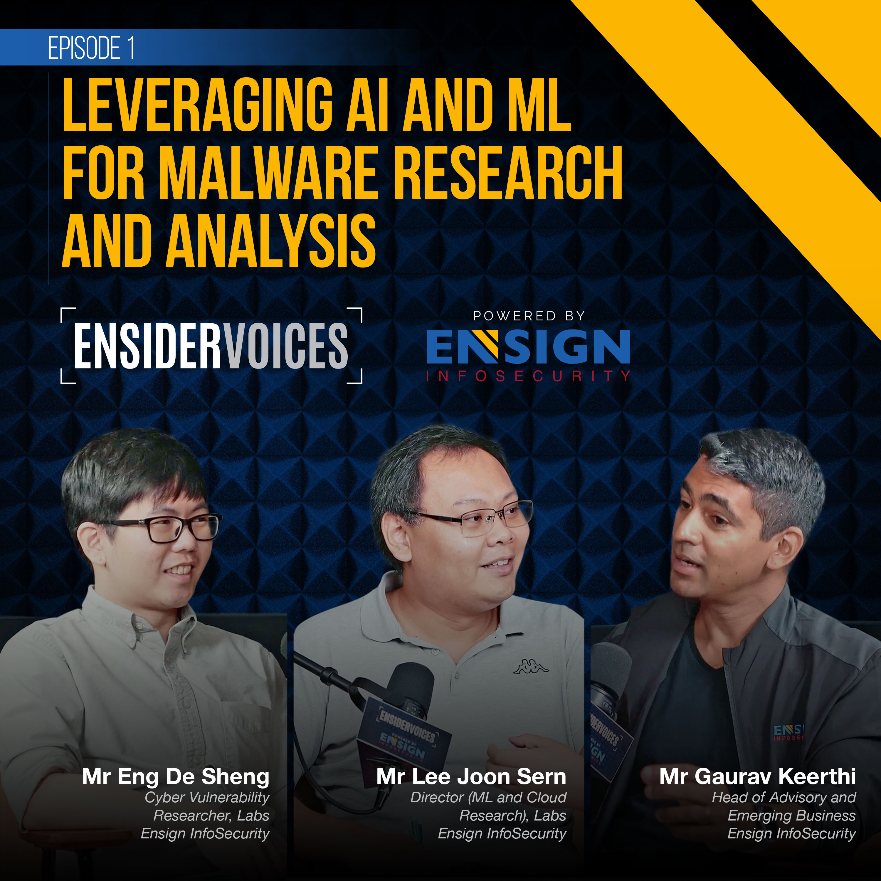 EP 1 : Leveraging AI and ML for Malware Research and Analysis episode artwork