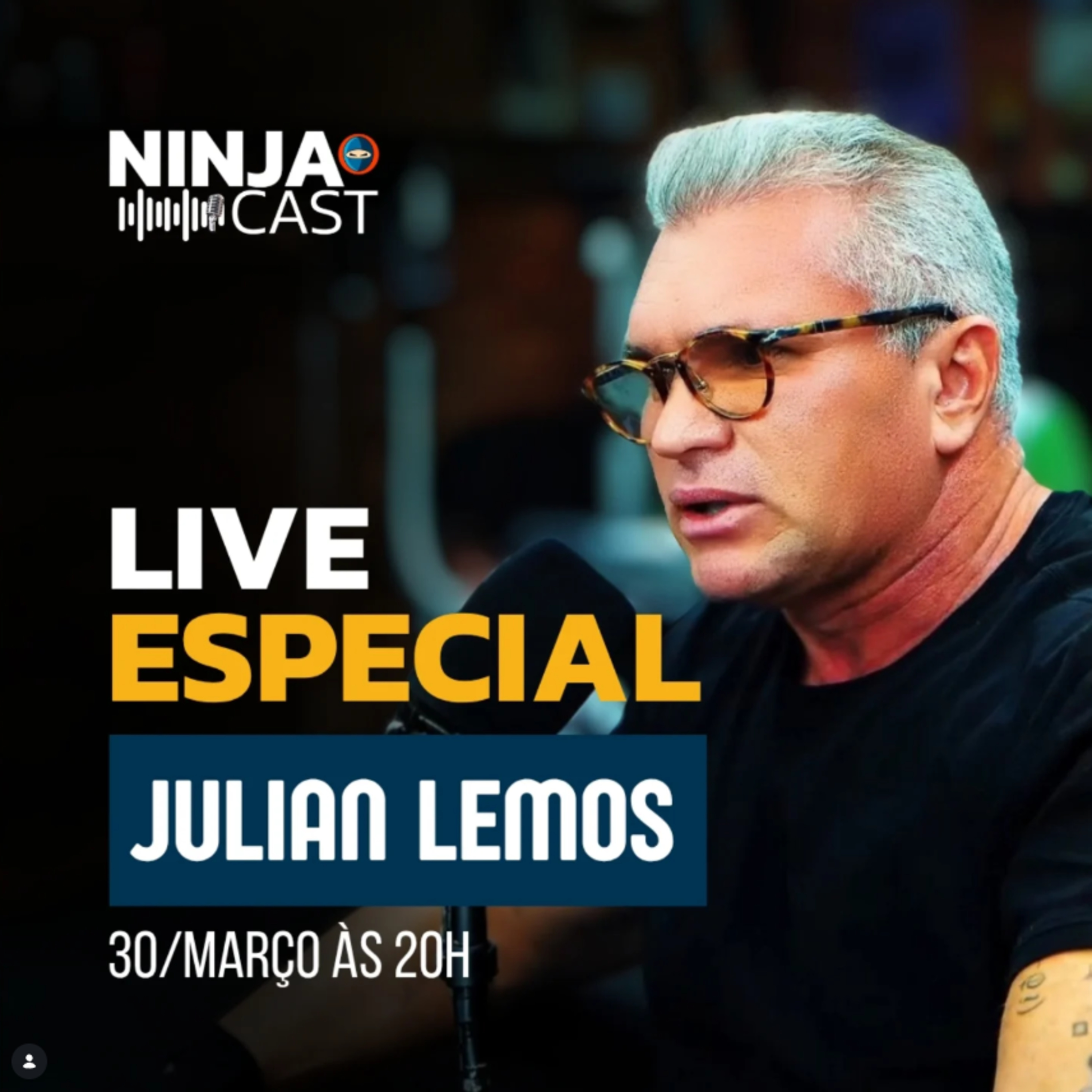 O Futuro de Julian Lemos: Análises e Previsões para as Eleições de 2026 | NinjaCast Ao Vivo episode artwork