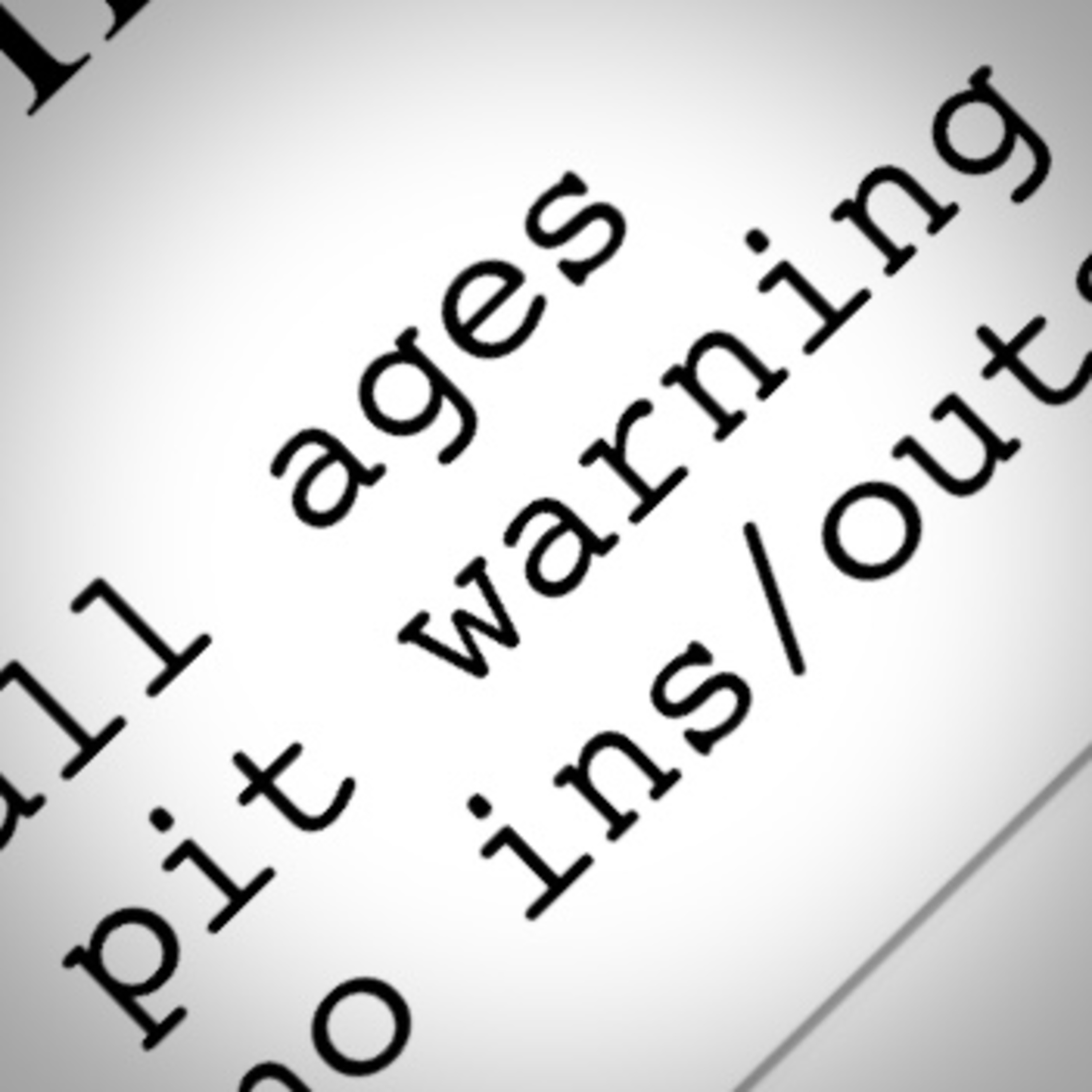 Pit Warning