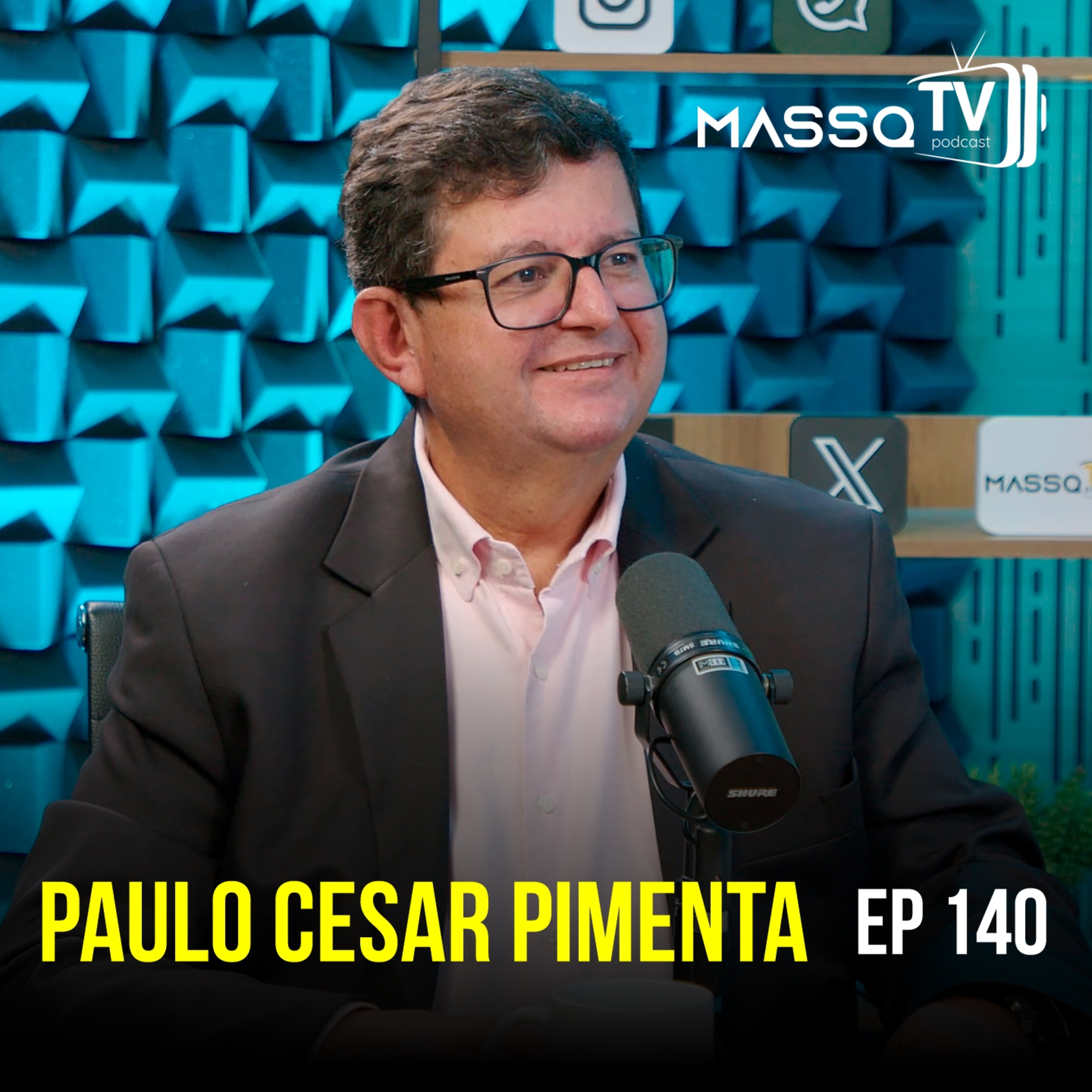 MASSQTV PODCAST - Paulo Cesar Pimenta - Ep. 140 - VIDEOCAST episode artwork