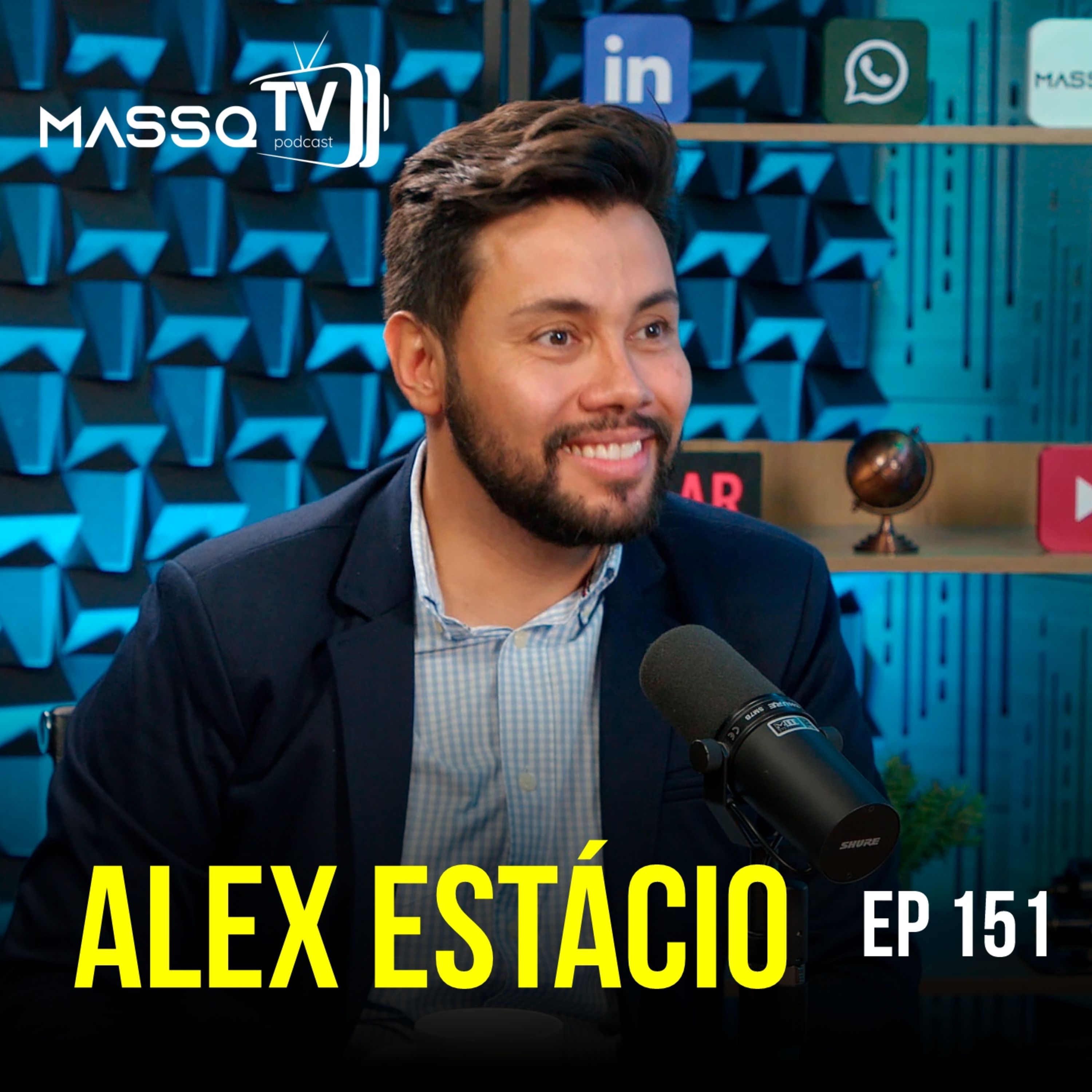 MASSQTV PODCAST - Alex Estácio - Ep. 151 - VIDEOCAST episode artwork