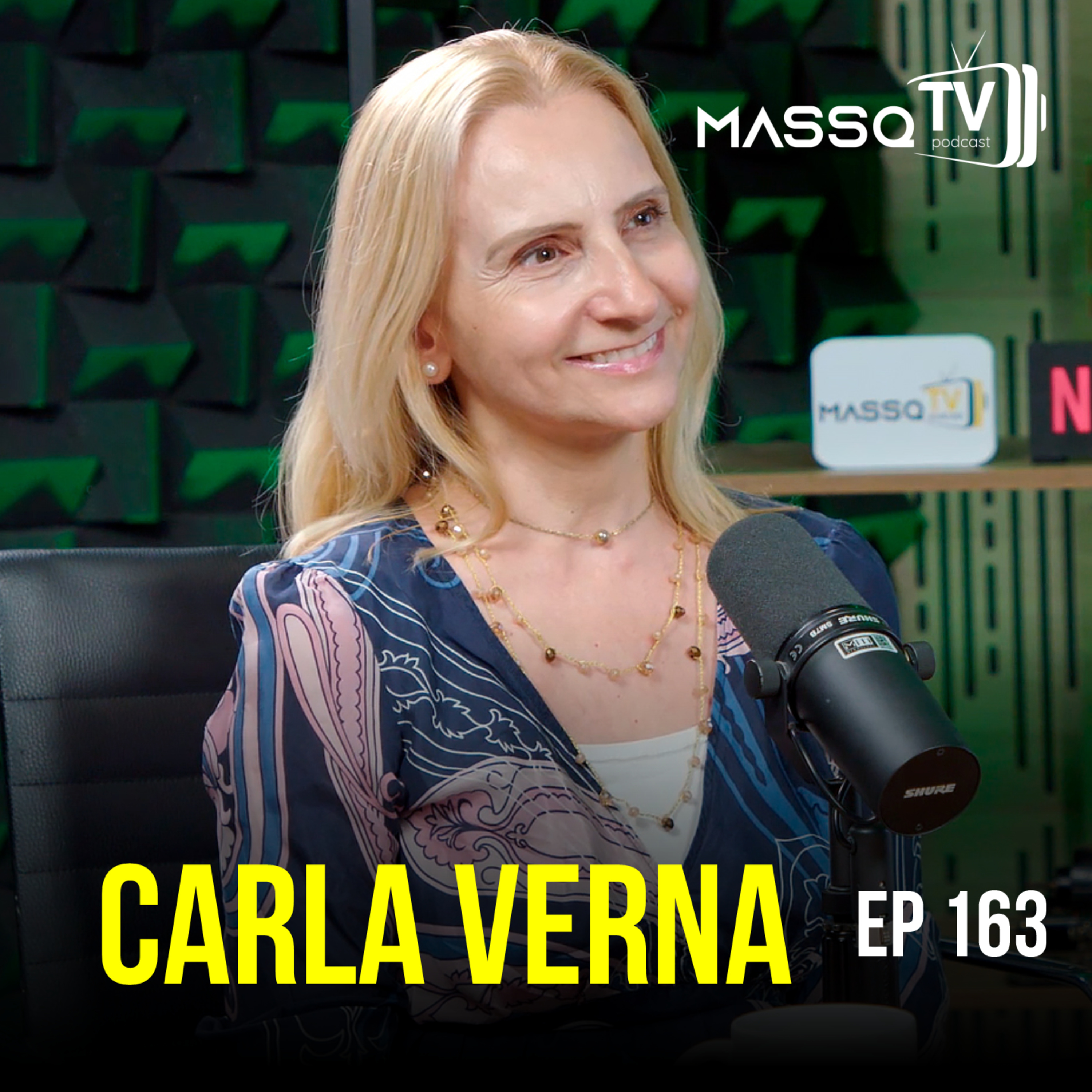 MASSQTV PODCAST - Carla Verna - Ep. 163 - VIDEOCAST episode artwork