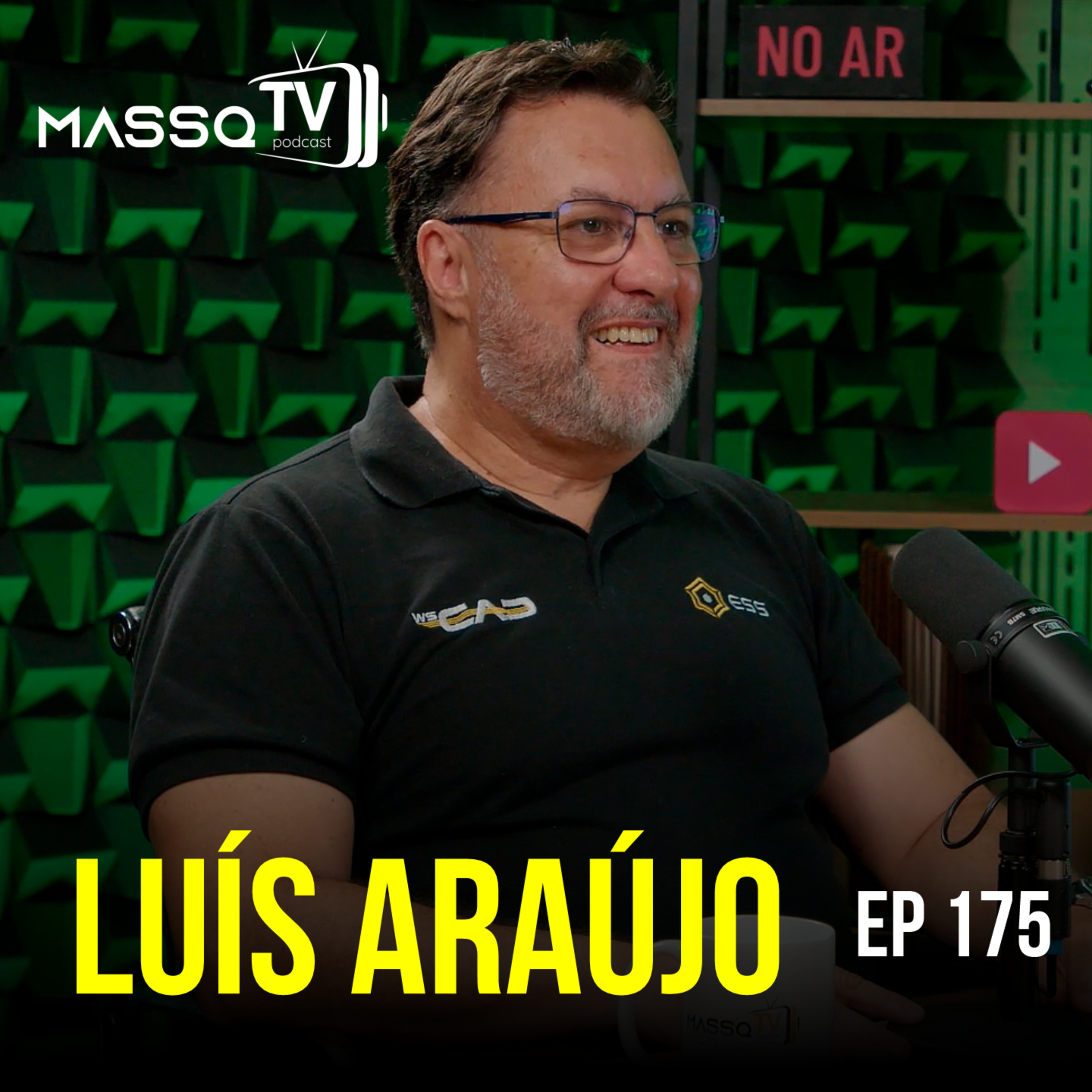 MASSQTV PODCAST - Luís Araújo - Ep. 175 - VIDEOCAST episode artwork