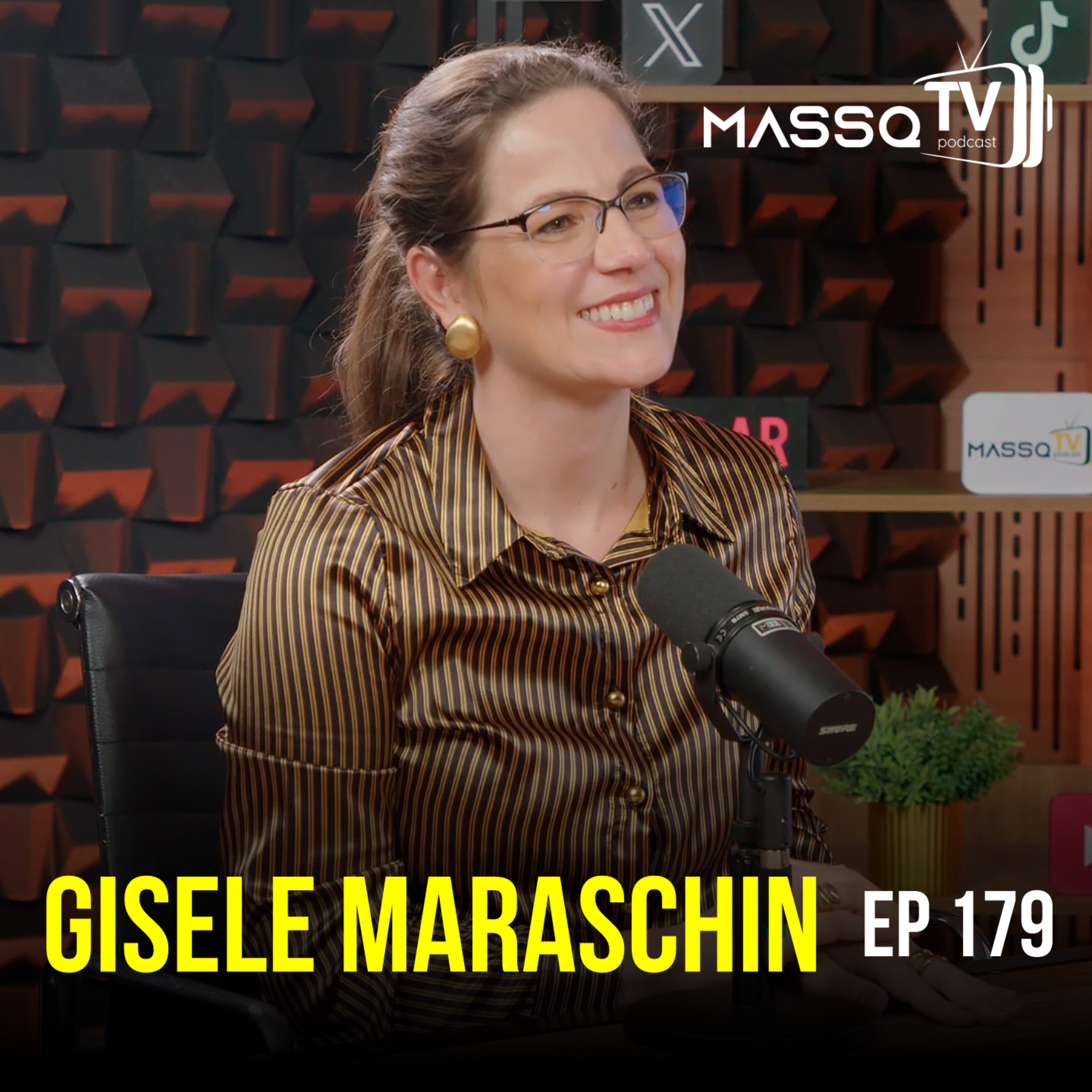 MASSQTV PODCAST - Gisele Maraschin - Ep. 179 - VIDEOCAST episode artwork