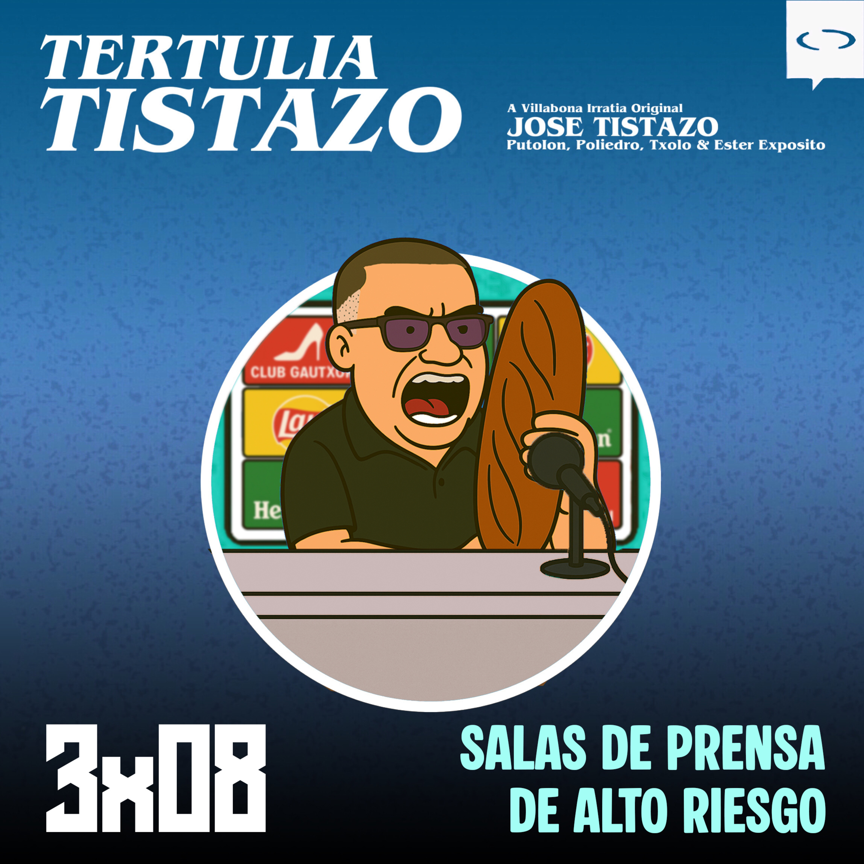 3x08 - SALAS DE PRENSA DE ALTO RIESGO. episode artwork