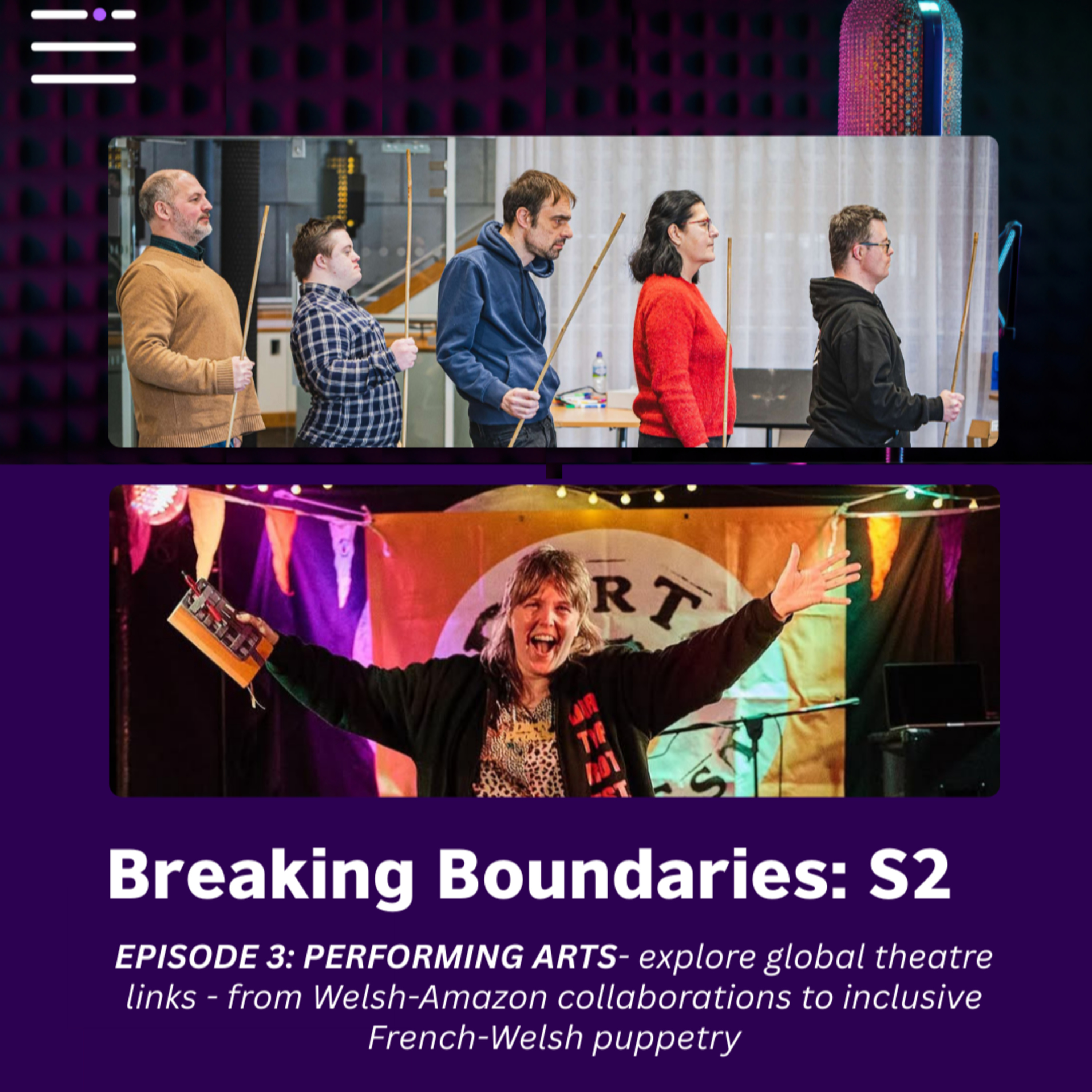 Breaking Boundaries S2: Episode 3: Exploring global theatre links episode artwork