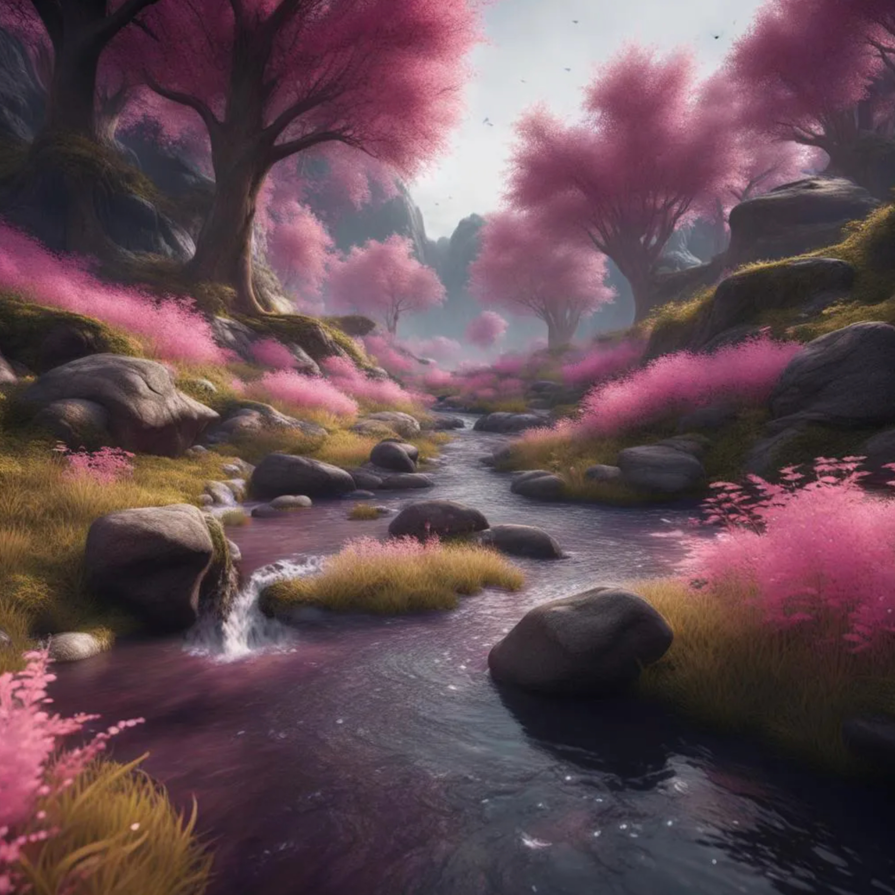 🌙 8 Hours of Deep Sleep with Pink Noise & Gentle Brook Sounds  episode artwork